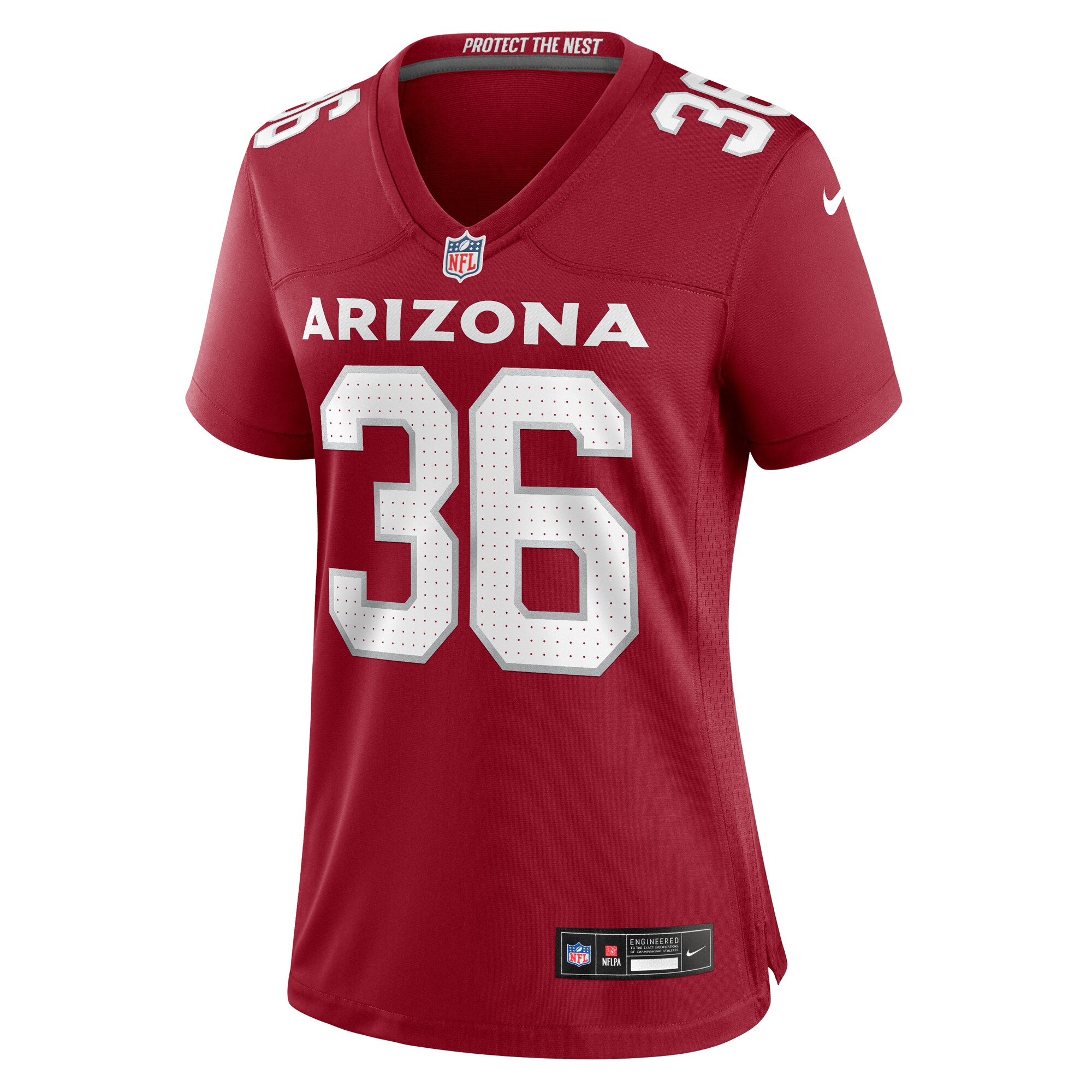 Andre Chachere Arizona Cardinals Women's Team Game Jersey -  Cardinal