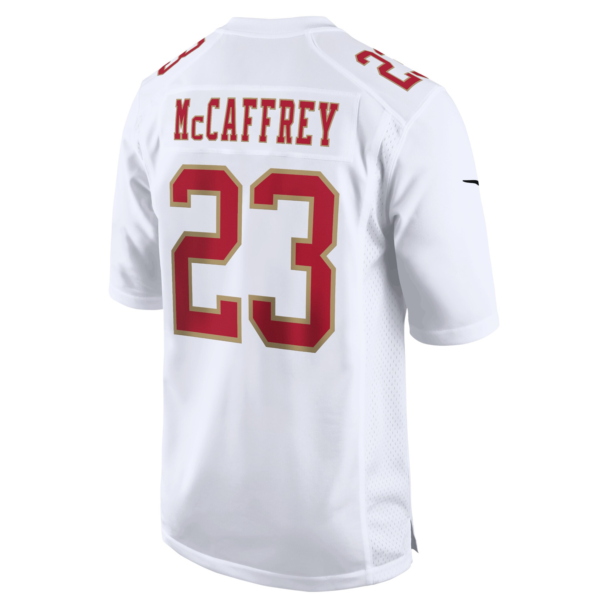Christian McCaffrey San Francisco 49ers Fashion Game Jersey - Tundra White