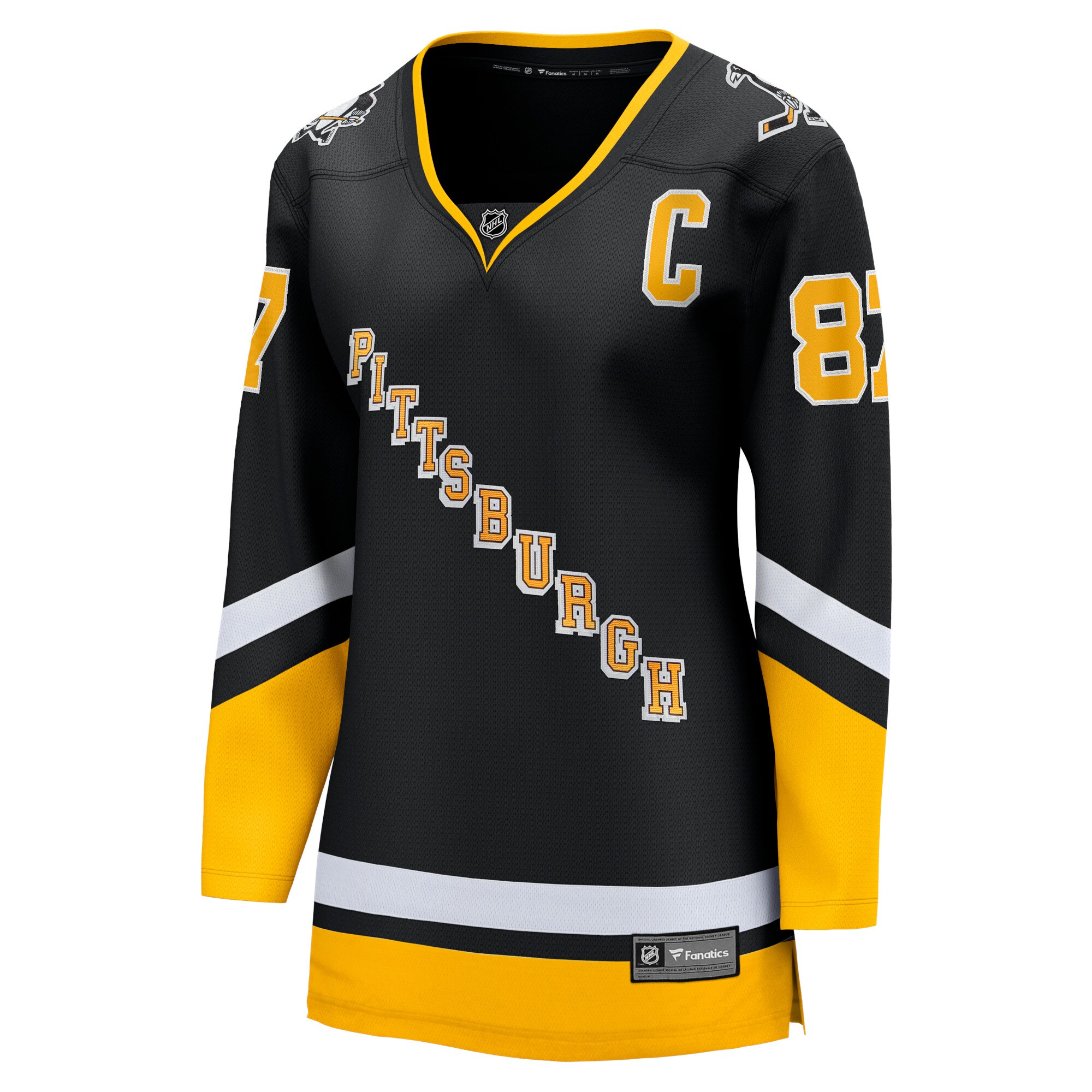 Sidney Crosby Pittsburgh Penguins Women's 2021/22 Alternate Premier Breakaway Player Jersey - Black