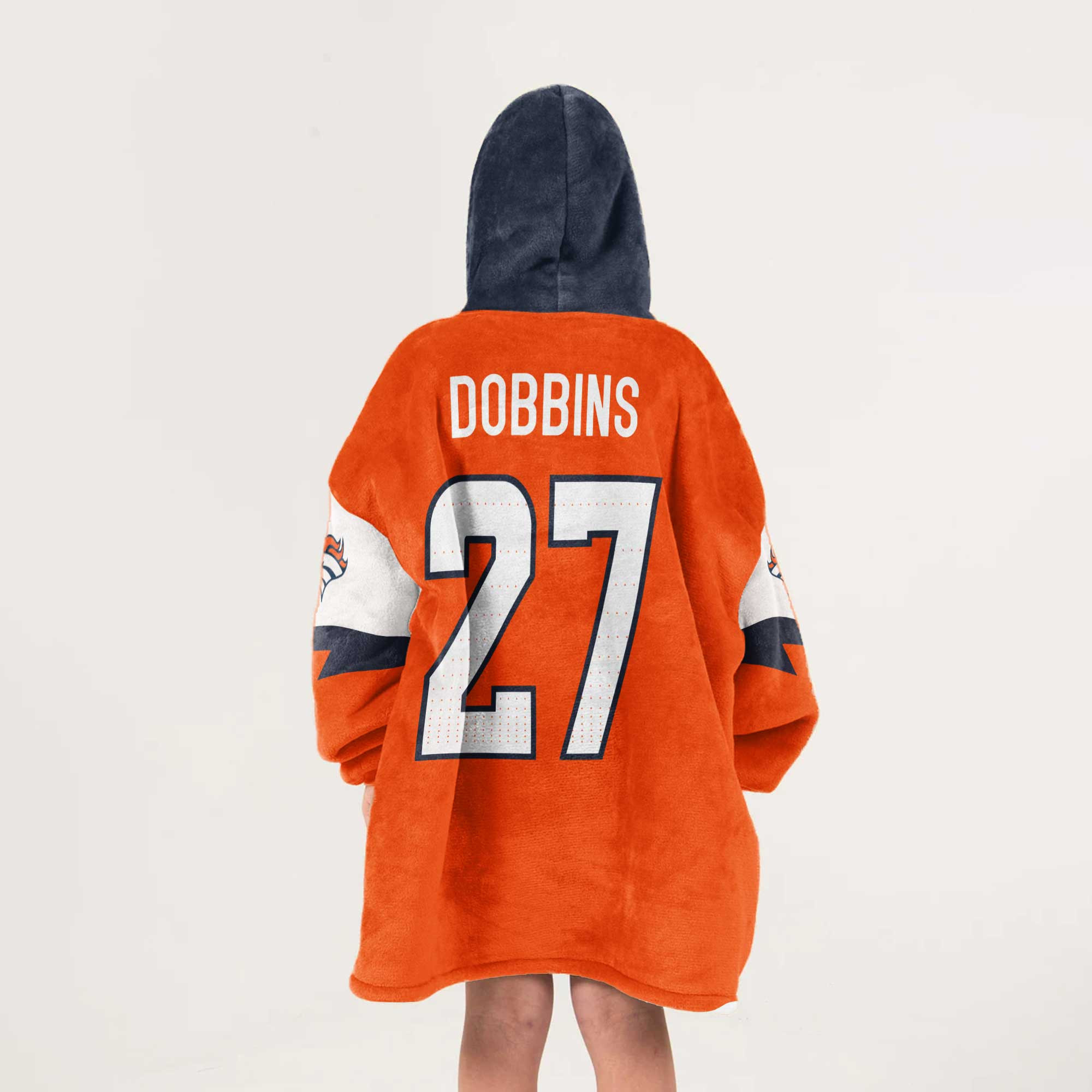 Kid J.K.D 27 Denver Football Unisex Blanket Hoodie