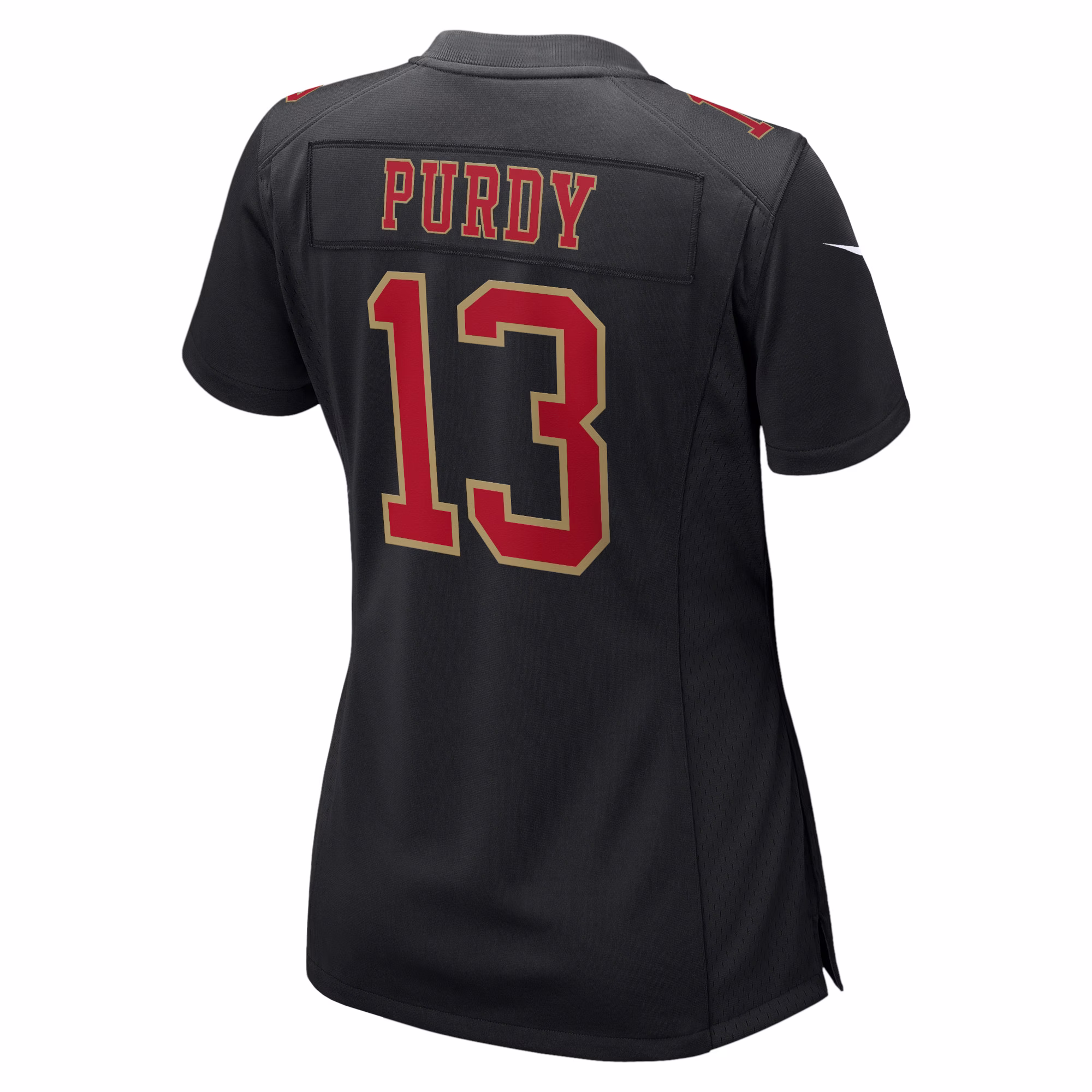 Brock Purdy San Francisco 49ers  Women's 2023 Super Bowl LVIII Carbon Fashion Game Player Jersey - Black