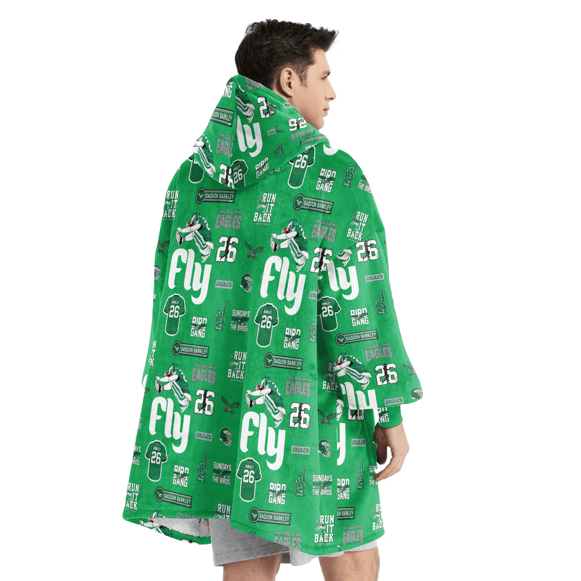S.B 26 Philadelphia Football Unisex Blanket Hoodie