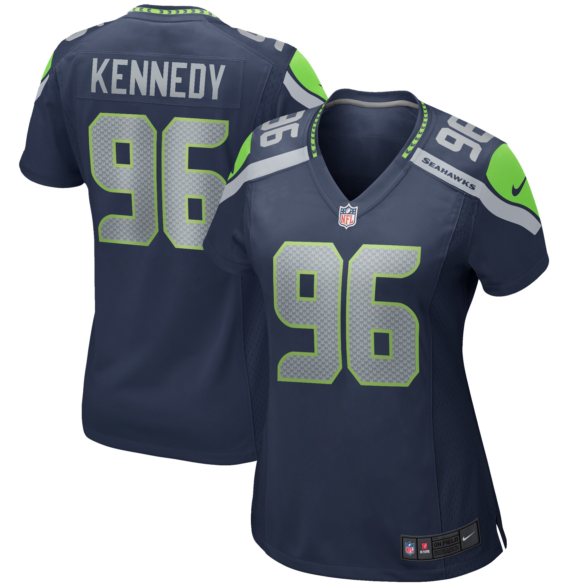 Cortez Kennedy Seattle Seahawks Women's Throwback Player Game Jersey - Royal