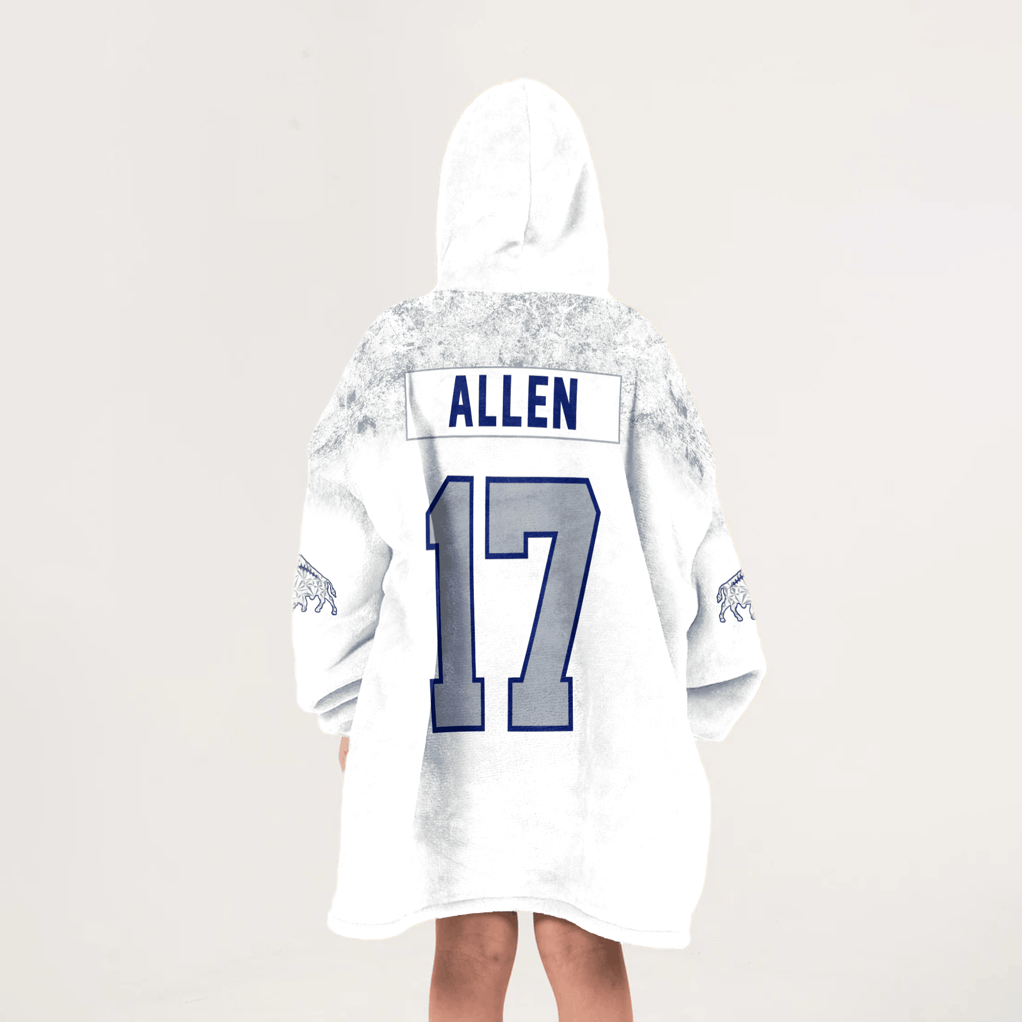 Kid J.A 17 Buffalo Football Unisex Blanket Hoodie