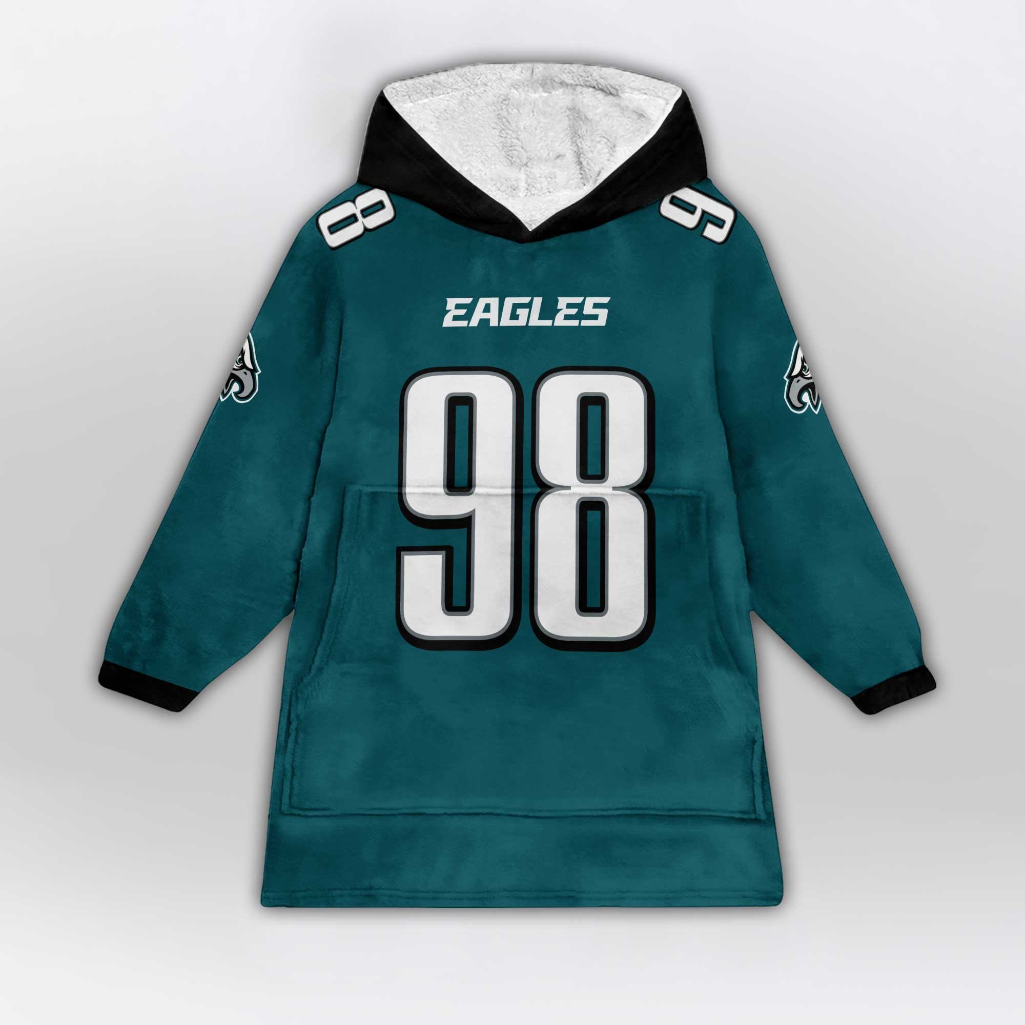 Kid J.C 98 Philadelphia Football Unisex Blanket Hoodie