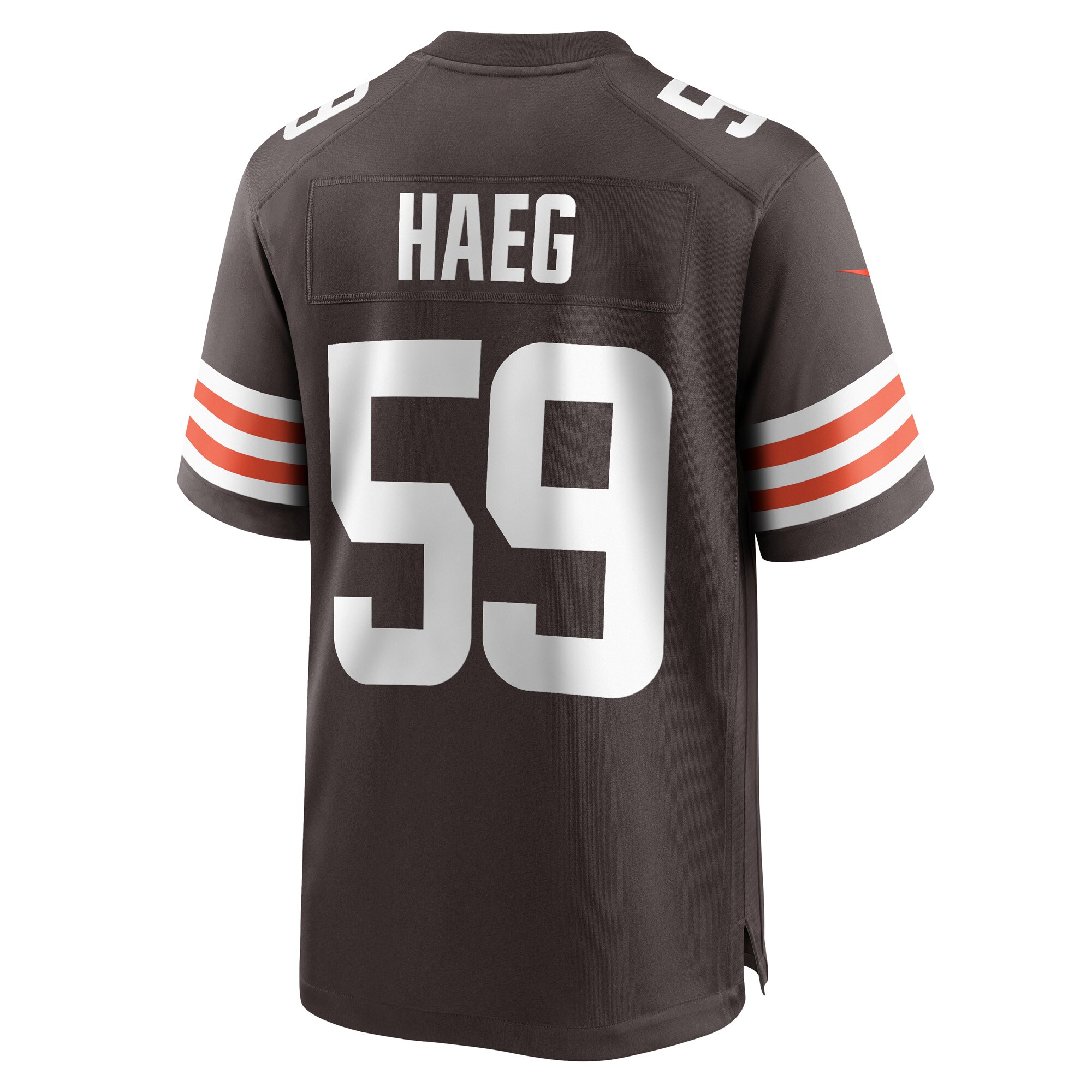 Joe Haeg Cleveland Browns  Game Player Jersey - Brown