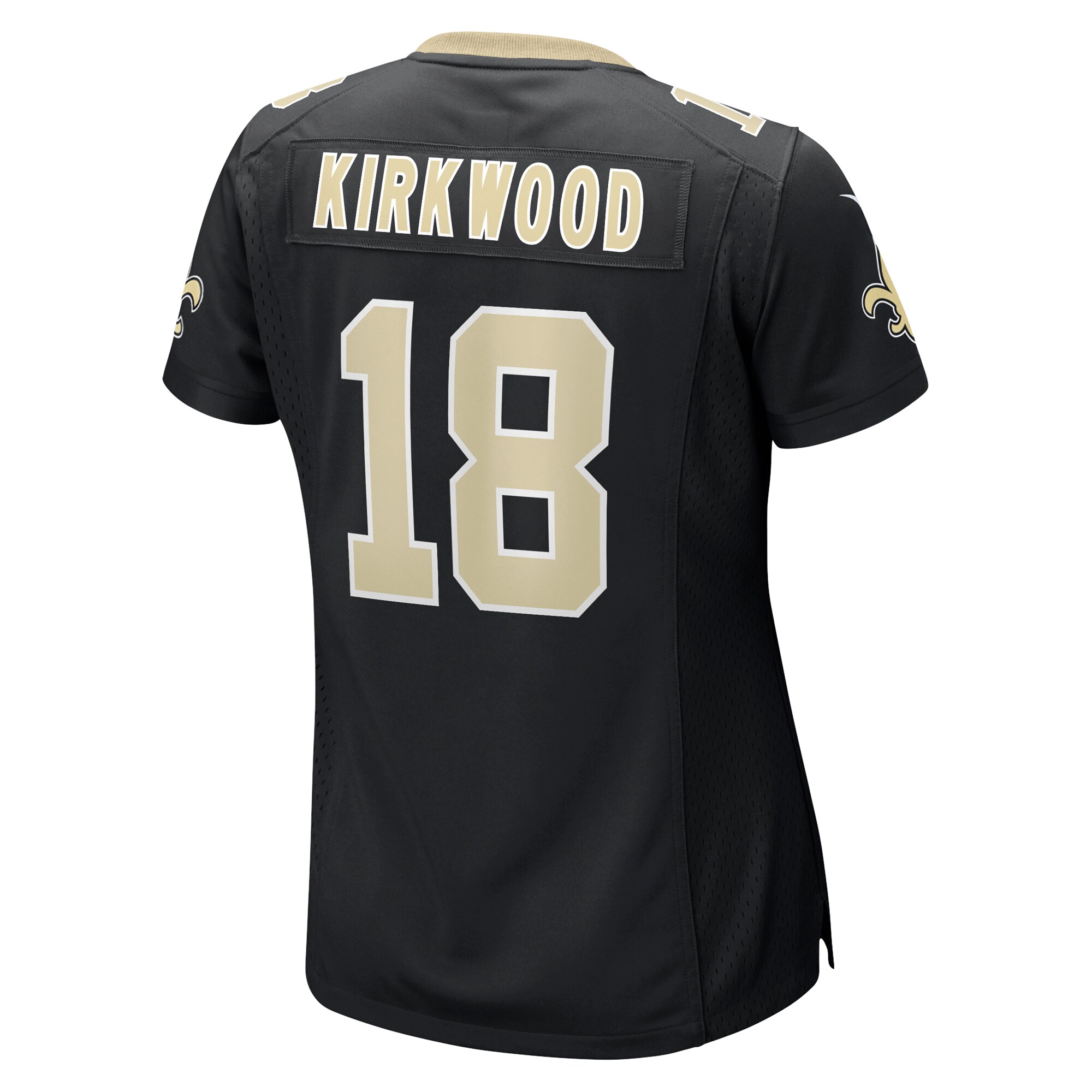 Keith Kirkwood New Orleans Saints Women's Team Game Jersey -  Black