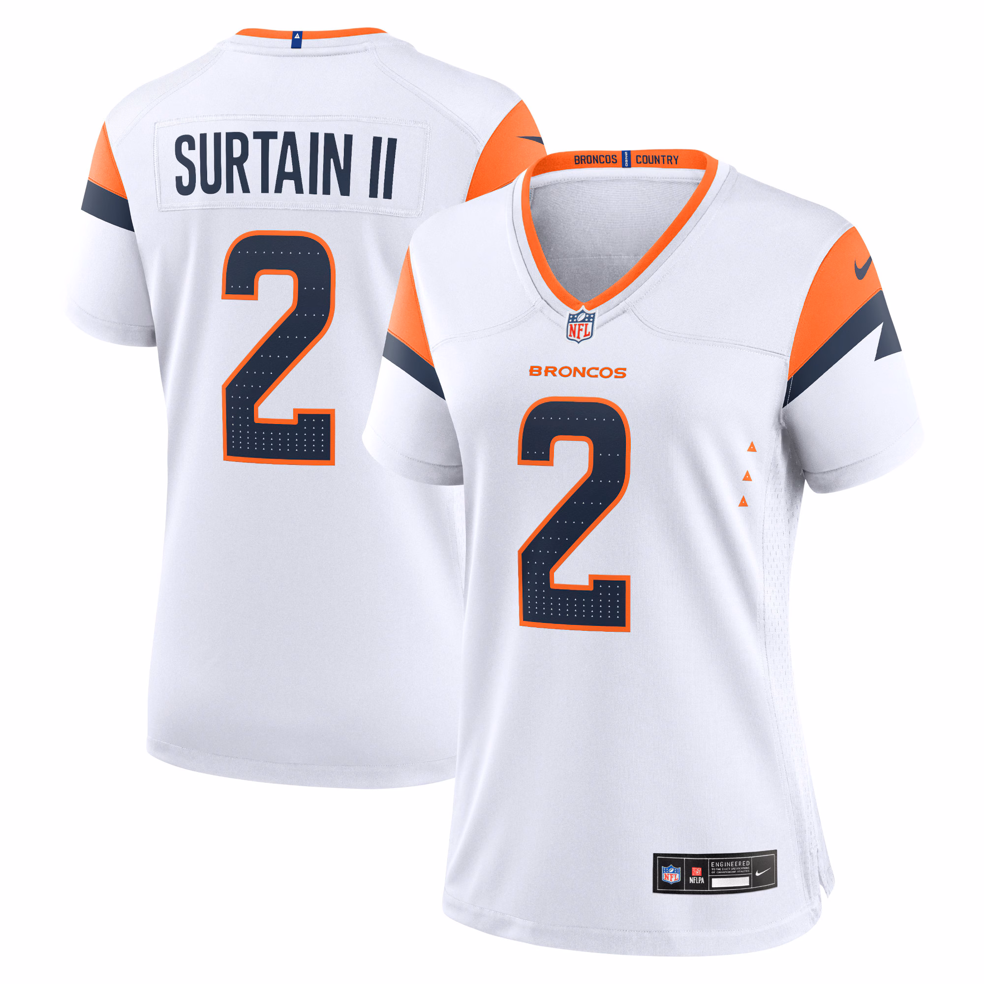 Patrick Surtain II Denver Broncos Women's Mile High Collection Alternate Game Jersey - Navy