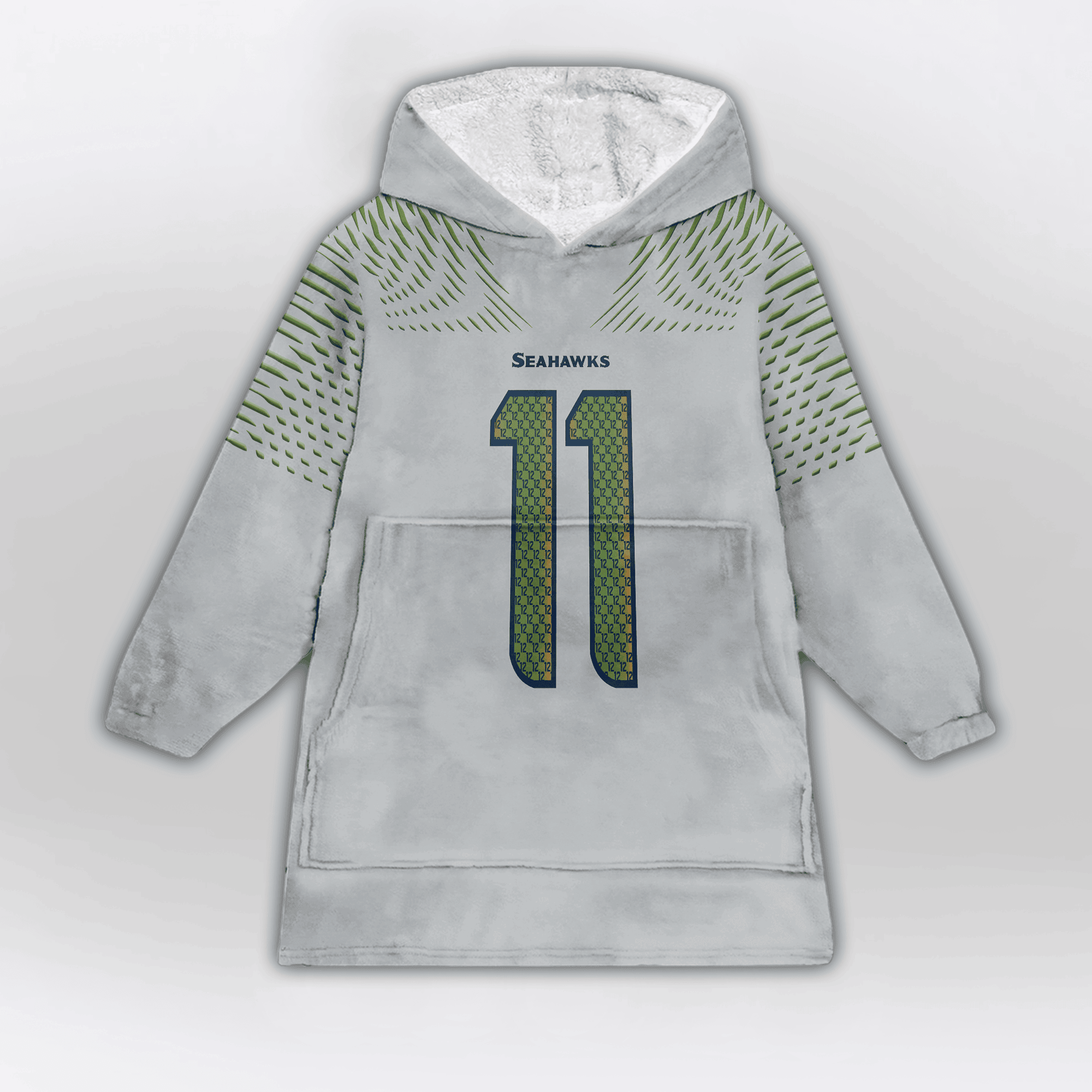 S.N 11 Seattle Football Unisex Blanket Hoodie
