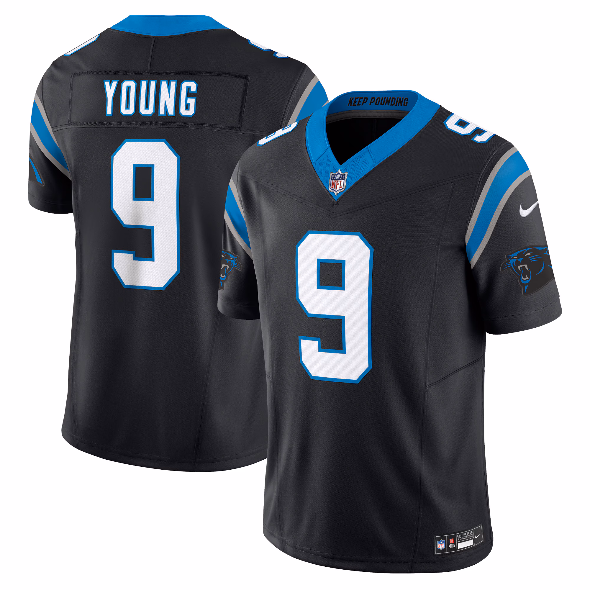 Bryce Young Carolina Panthers  Vapor F.U.S.E. Limited Jersey - Blue