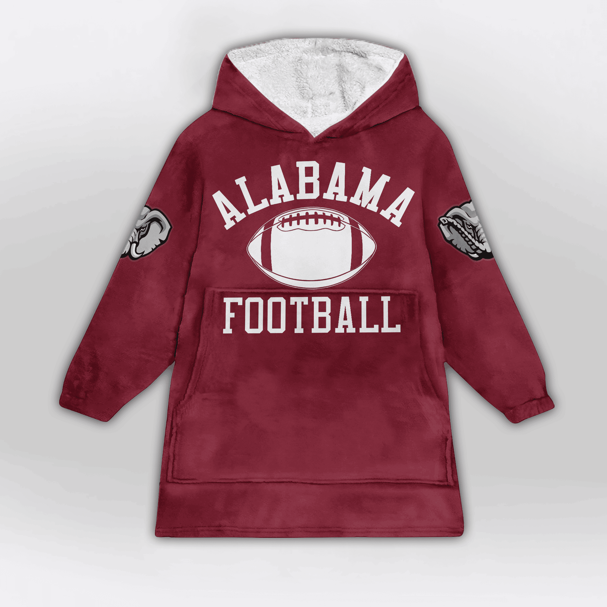 Kid 1 Alabama Football Unisex Blanket Hoodie