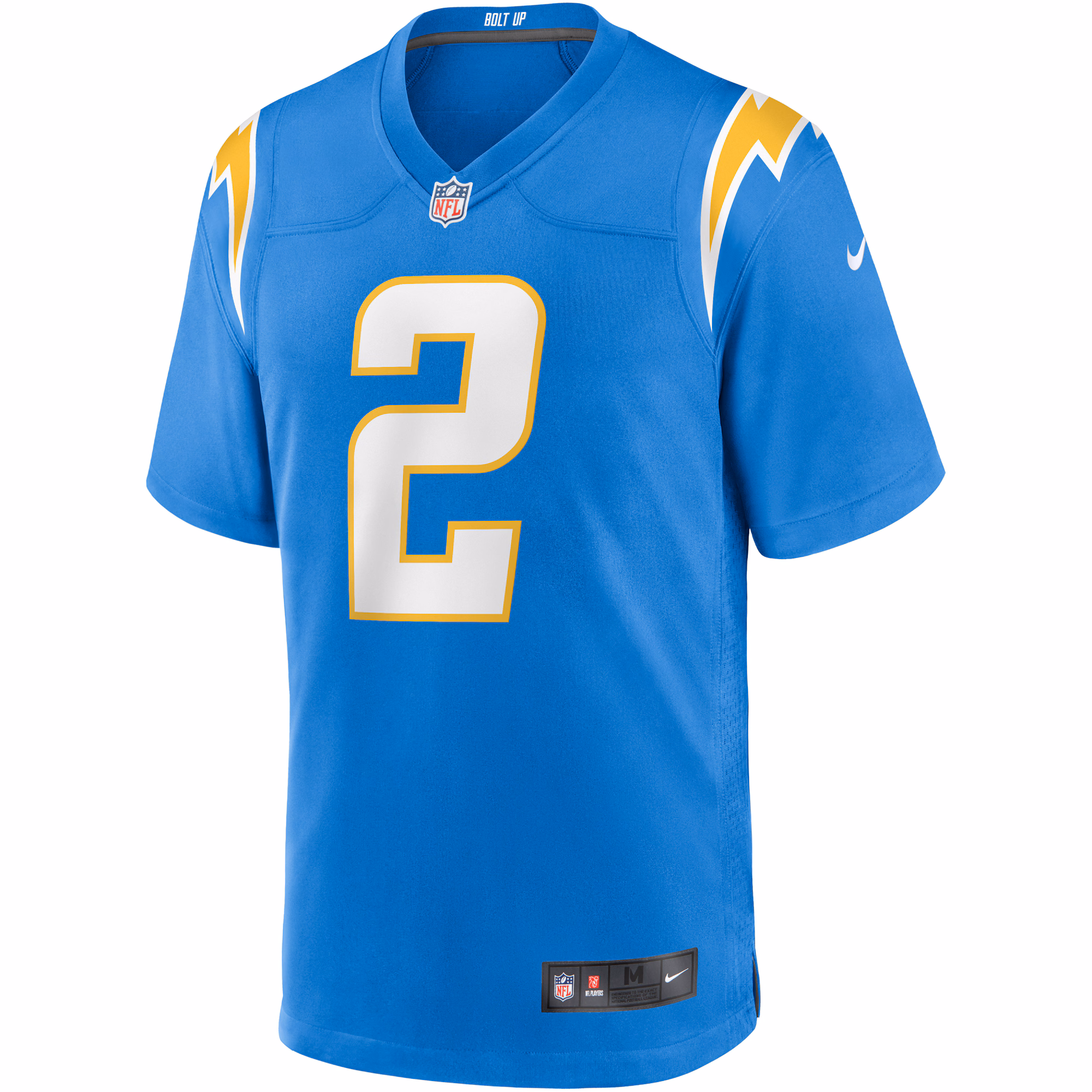 Easton Stick Los Angeles Chargers Game Jersey - Powder Blue