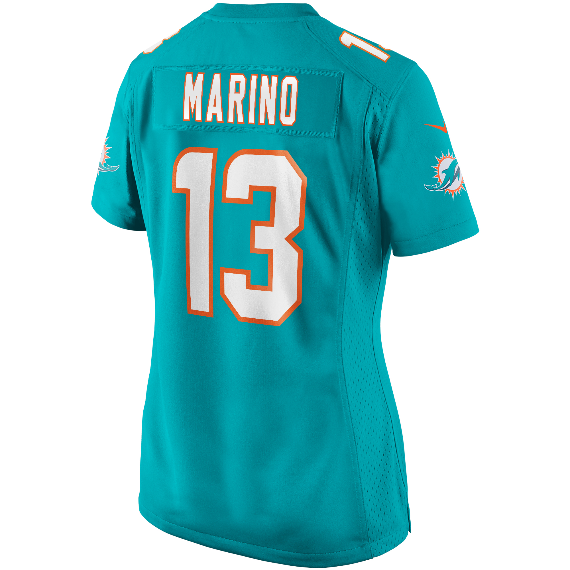 Dan Marino Miami Dolphins Women's Game Retired Player Jersey - Aqua
