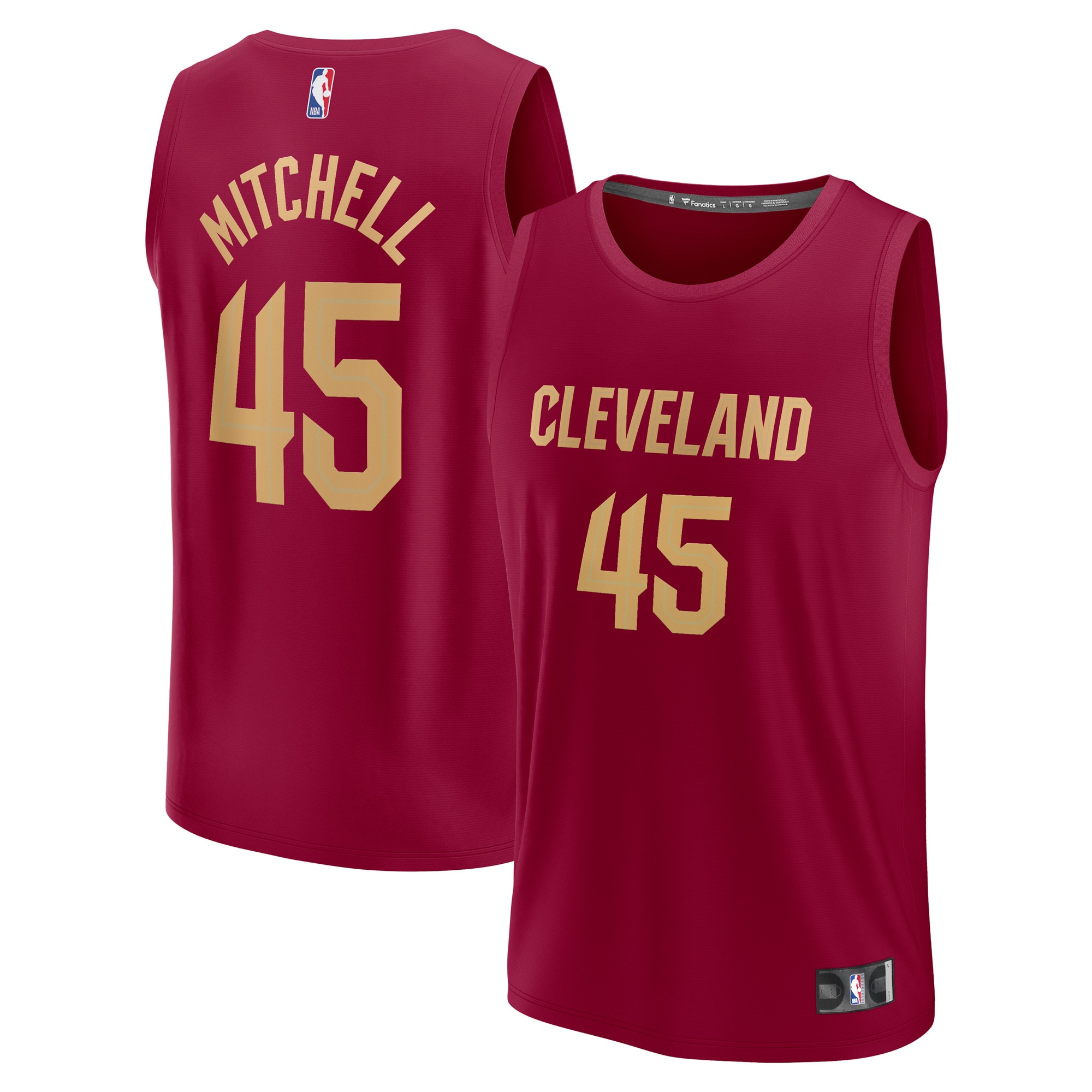 Donovan Mitchell Cleveland Cavaliers  Youth Fast Break Player Jersey - Icon Edition - Red