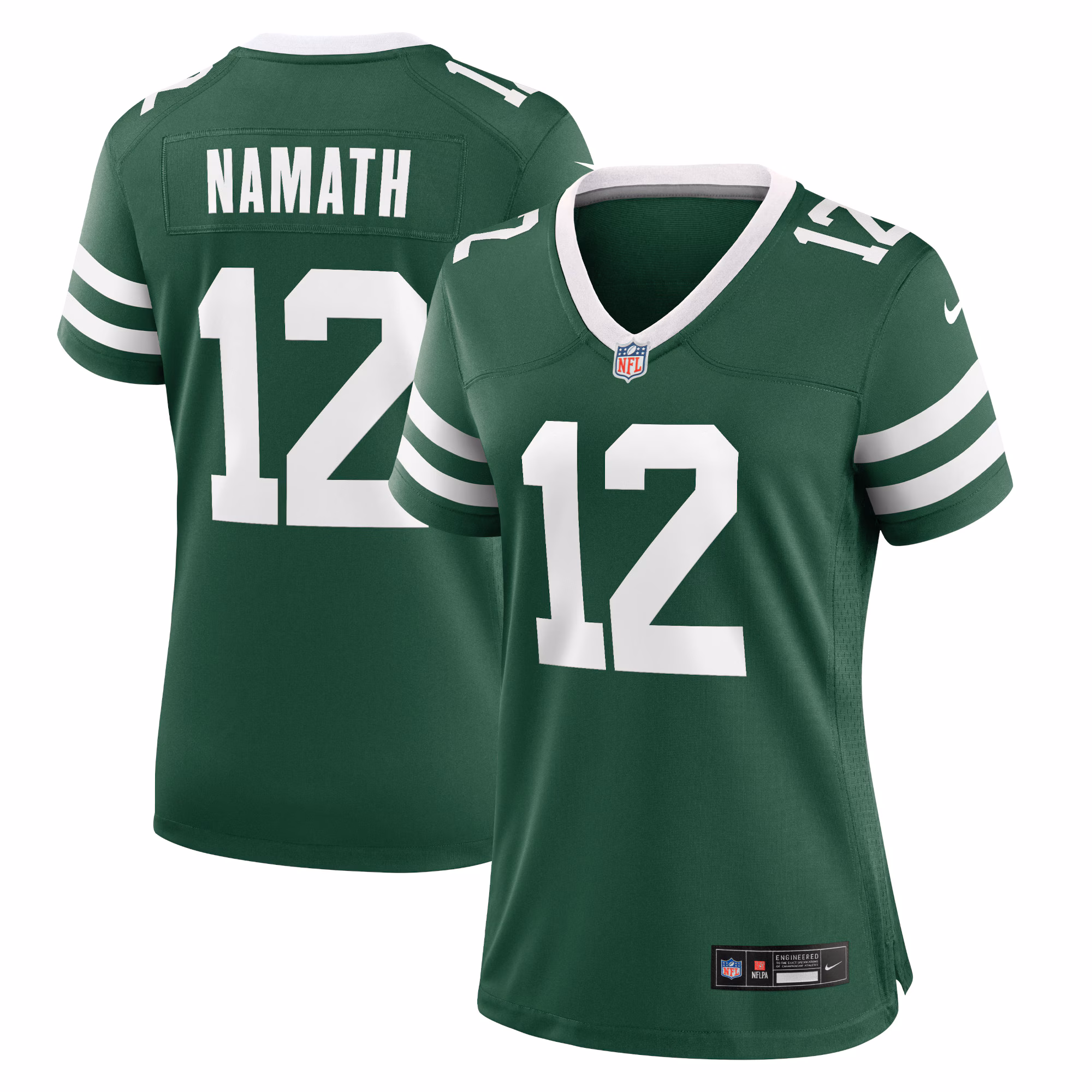 Joe Namath New York Jets Women's Retired Player Alternate Game Jersey - Legacy Black