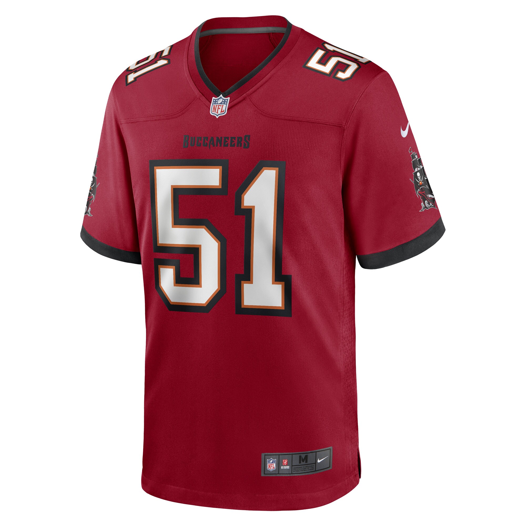 J.J. Russell Tampa Bay Buccaneers  Game Player Jersey - Red