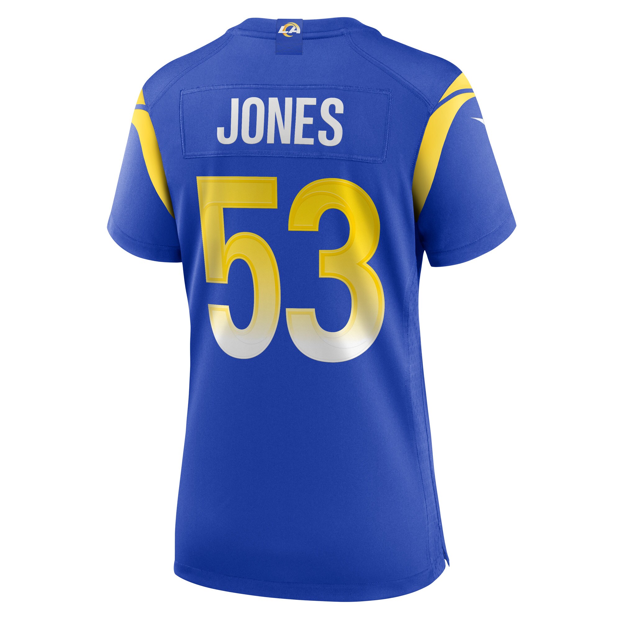 Ernest Jones Los Angeles Rams Women's Team Game Player Jersey - Royal