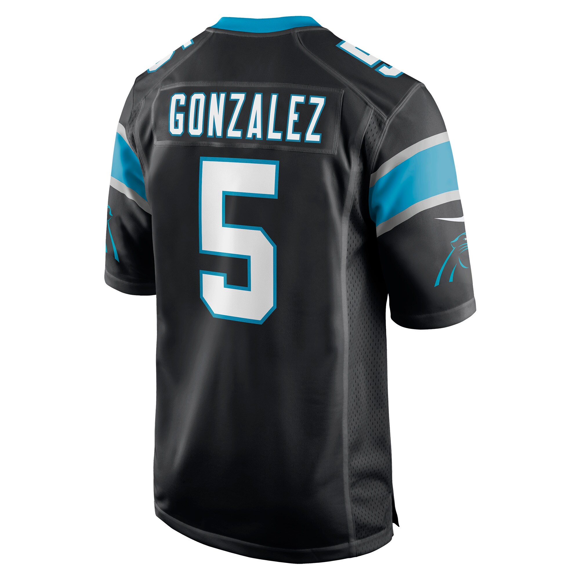 Zane Gonzalez Carolina Panthers  Game Jersey - Black