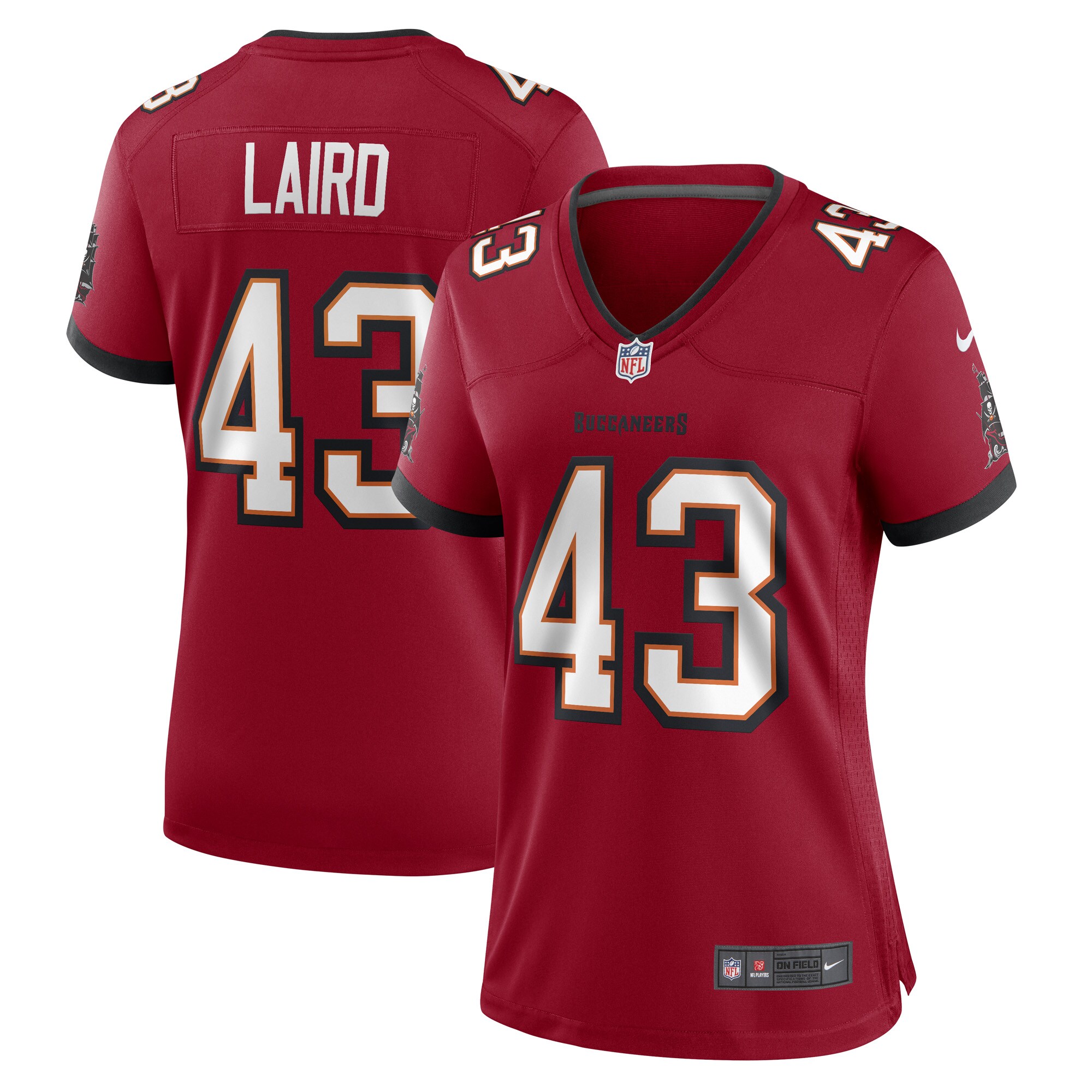 Patrick Laird Tampa Bay Buccaneers  Women's Game Player Jersey - Red