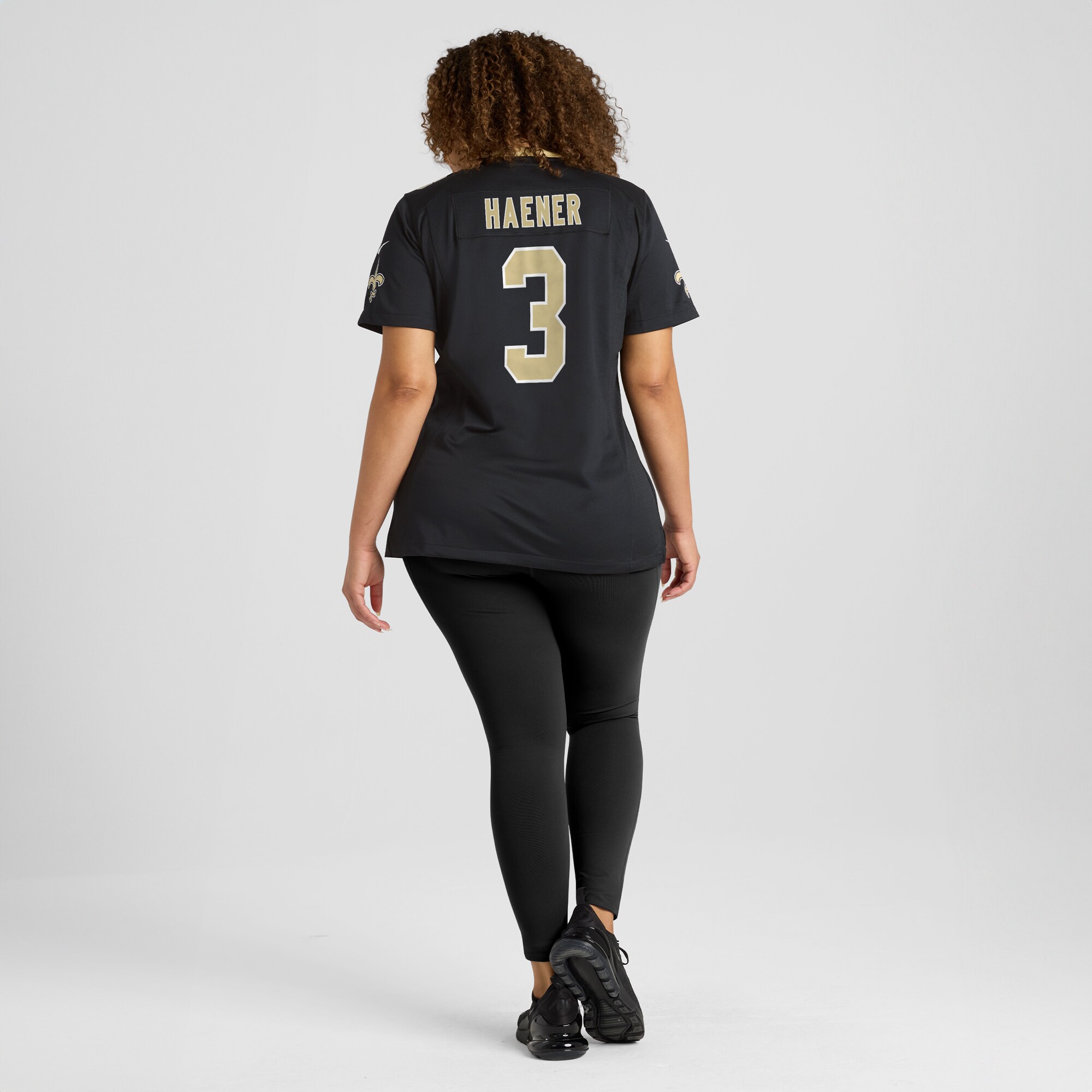 Jake Haener New Orleans Saints Women's Team Game Jersey -  Black