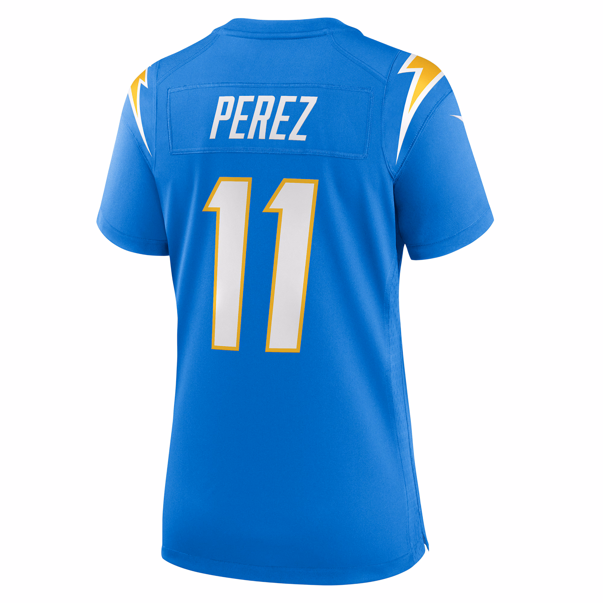 Luis Perez Los Angeles Chargers Women's Team Game Jersey -  Powder Blue