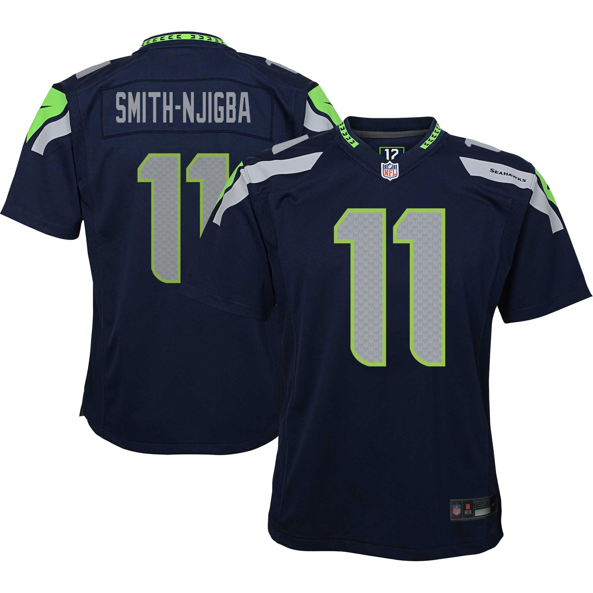 Jaxon Smith-Njigba Seattle Seahawks  Youth Game Jersey - College Navy