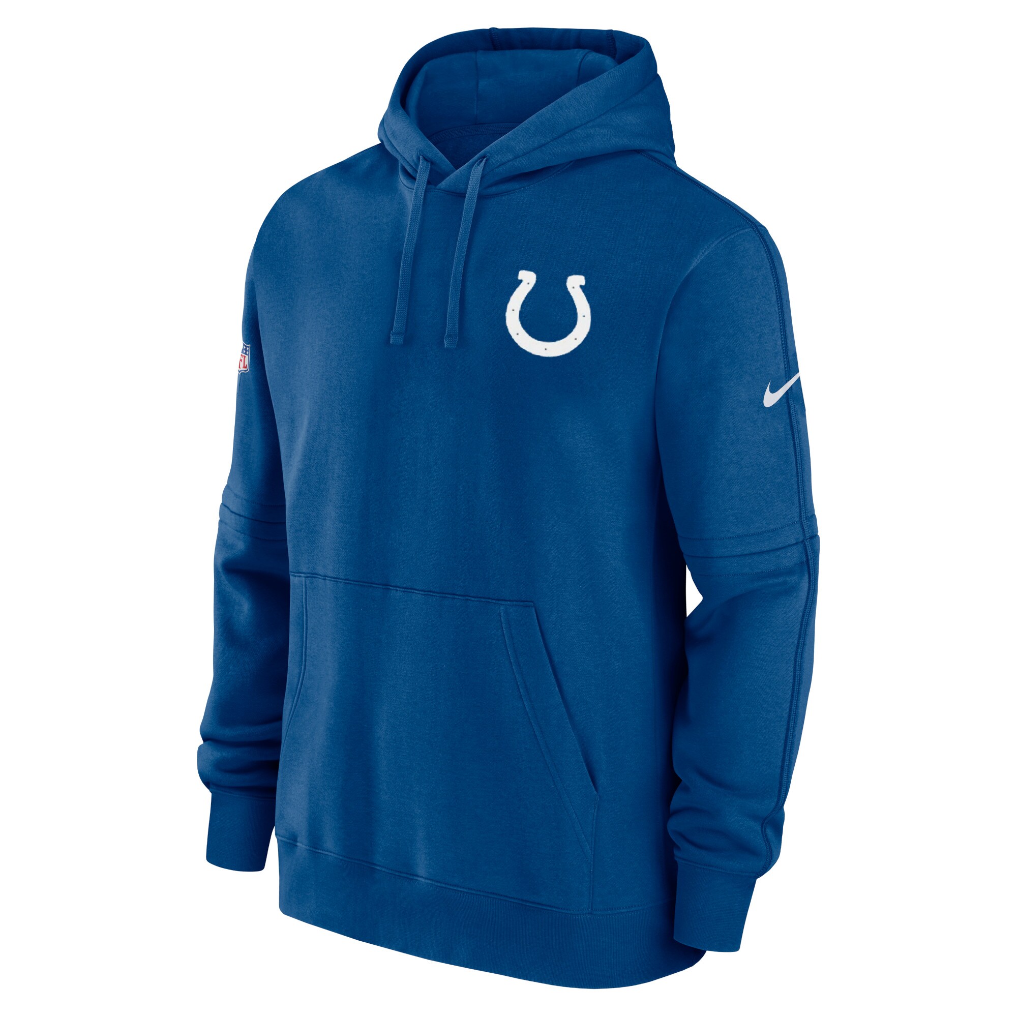 Indianapolis Colts  Sideline Club Fleece Pullover Hoodie - Royal