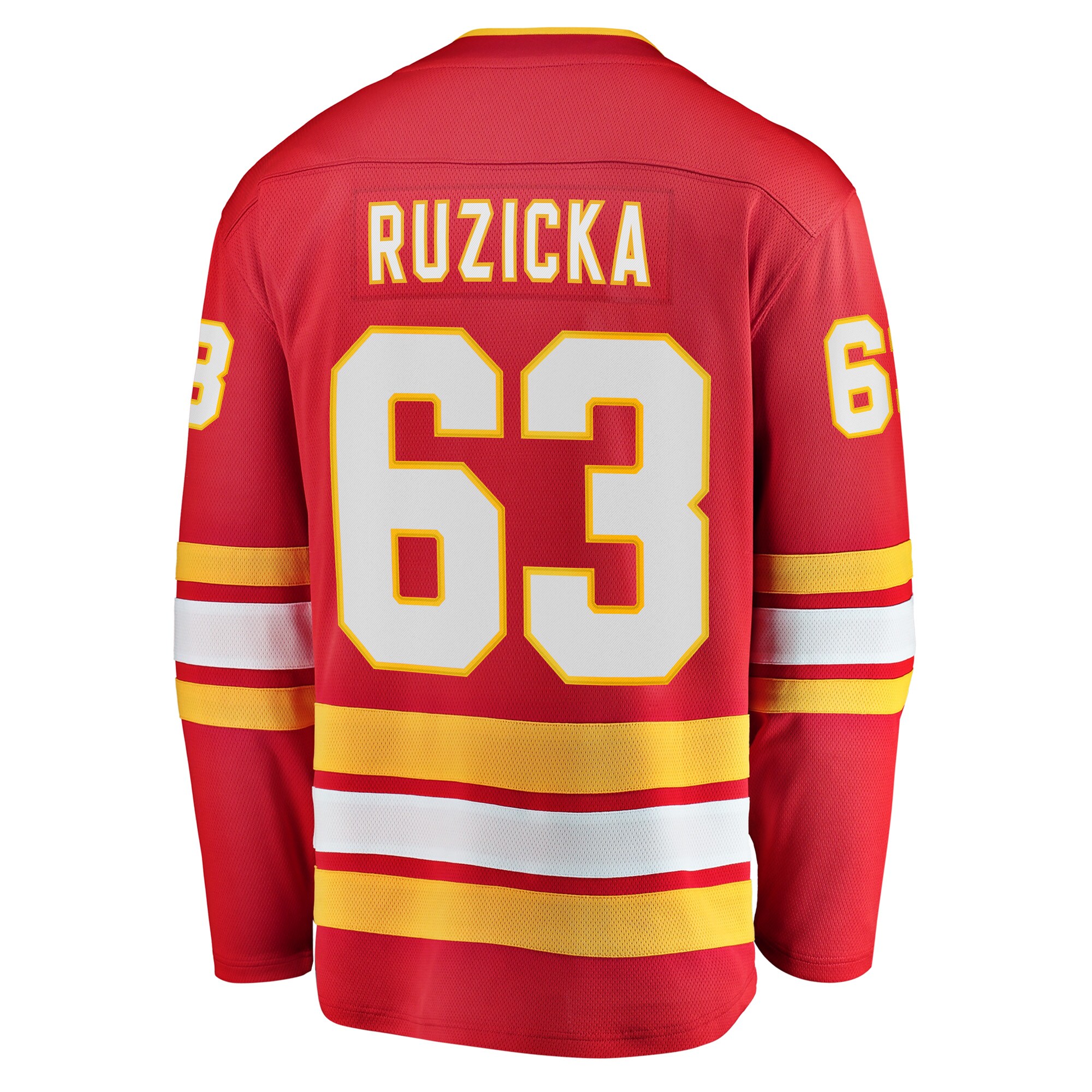 Adam Ruzicka Calgary Flames Home Breakaway Player Jersey - Red