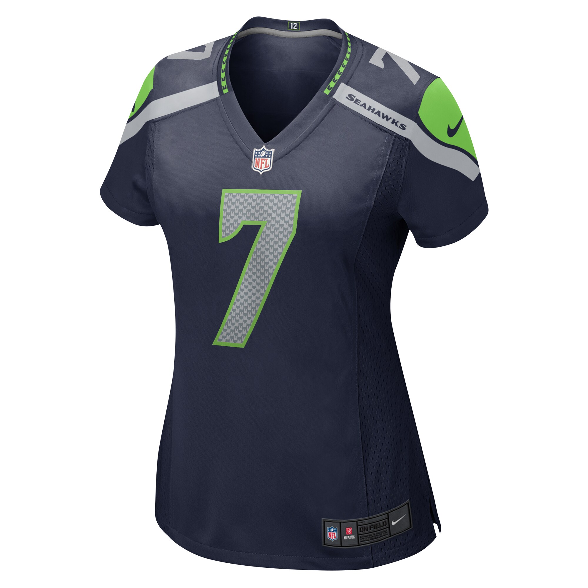 Geno Smith Seattle Seahawks  Women's Game Jersey - College Navy