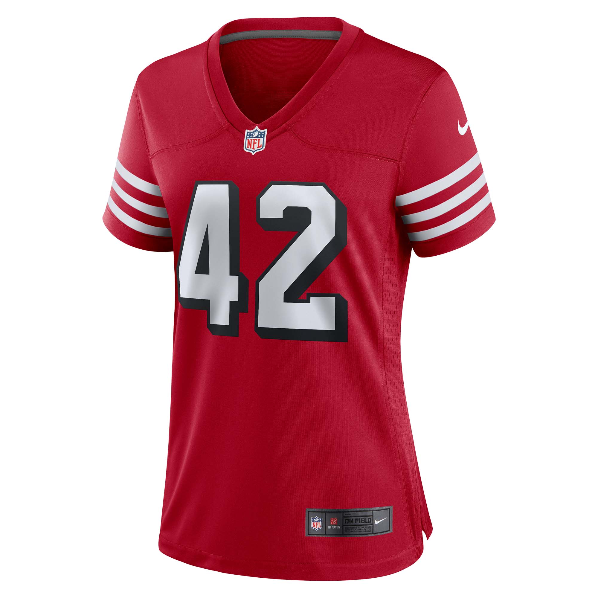 Ronnie Lott San Francisco 49ers  Women's Alternate Game Jersey - Scarlet