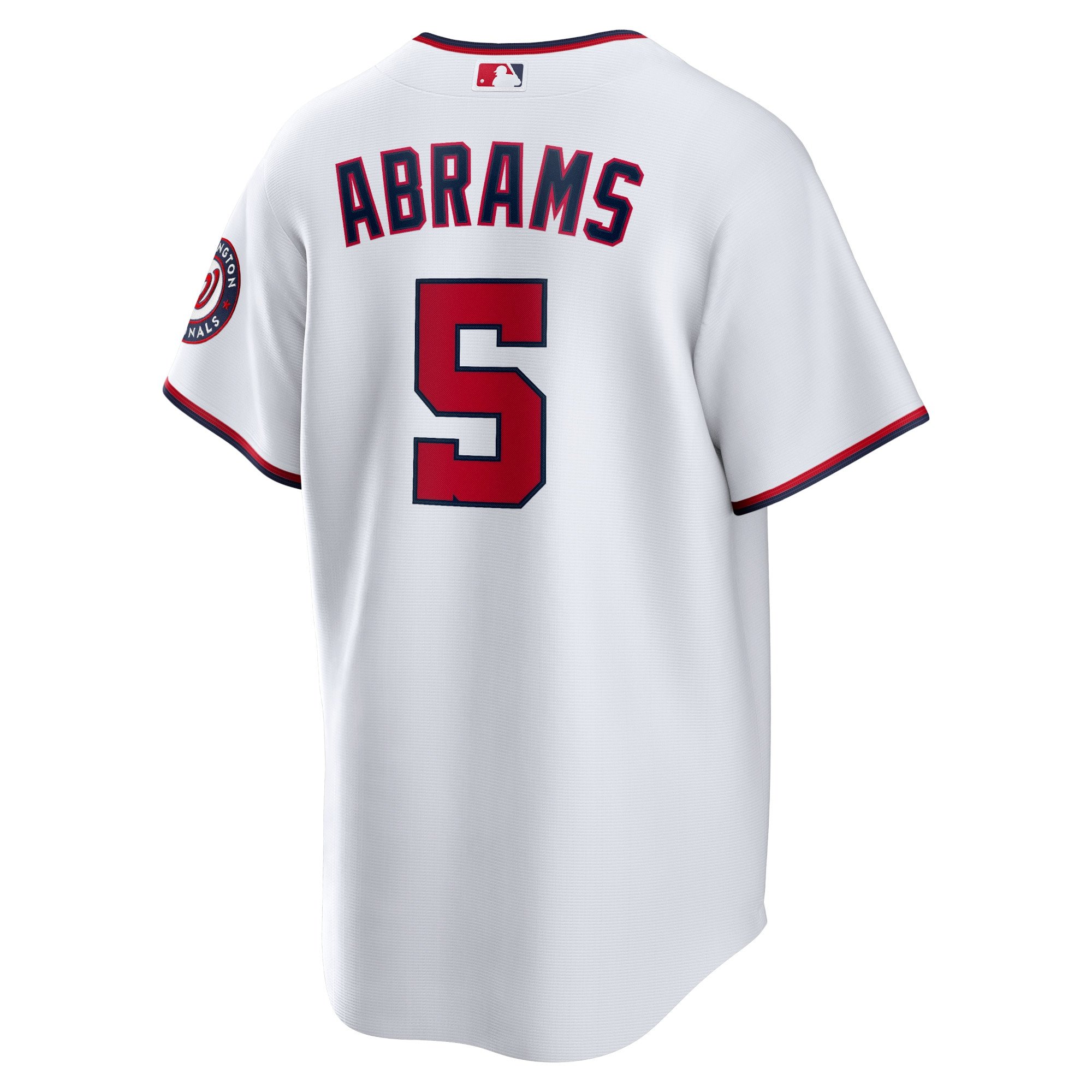 Men's Washington Nationals C.J. Abrams  White Home Replica Jersey