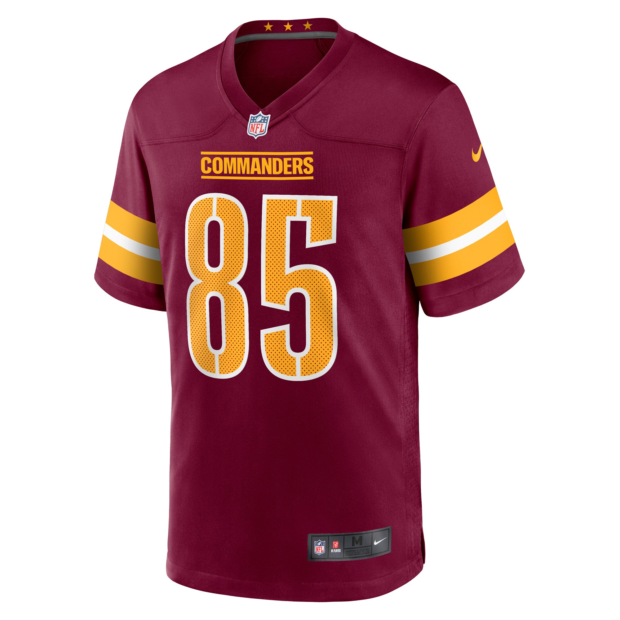 Cole Turner Washington Commanders  Player Game Jersey - Burgundy