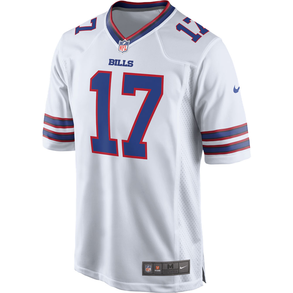 Josh Allen #17 Buffalo Bills Game Player Jersey - White