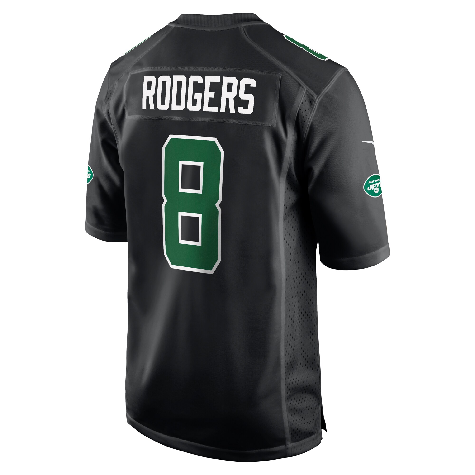 Aaron Rodgers New York Jets Fashion Game Jersey - Black