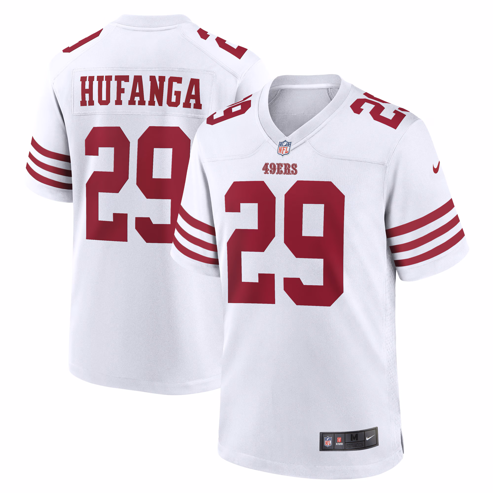 Talanoa Hufanga San Francisco 49ers Away Game Player Jersey - White