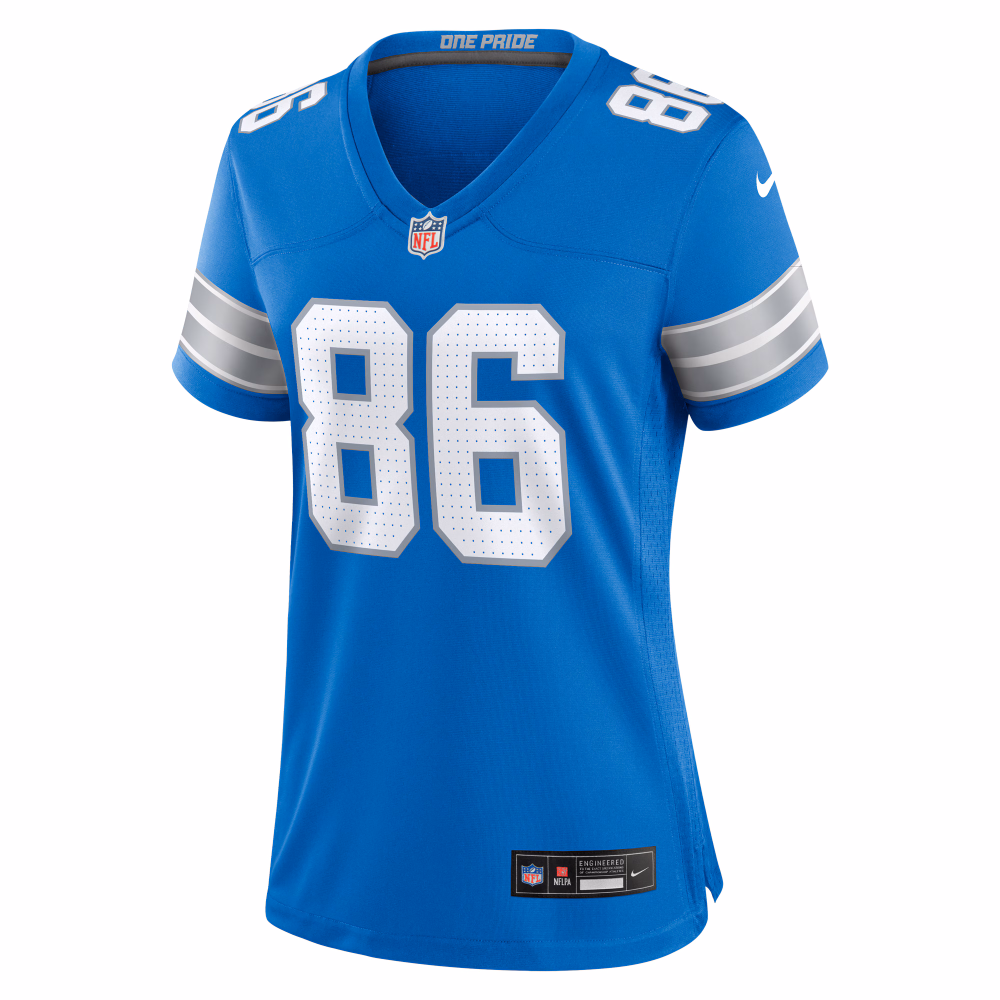Sean McKeon Detroit Lions Women's Game Jersey -  Blue