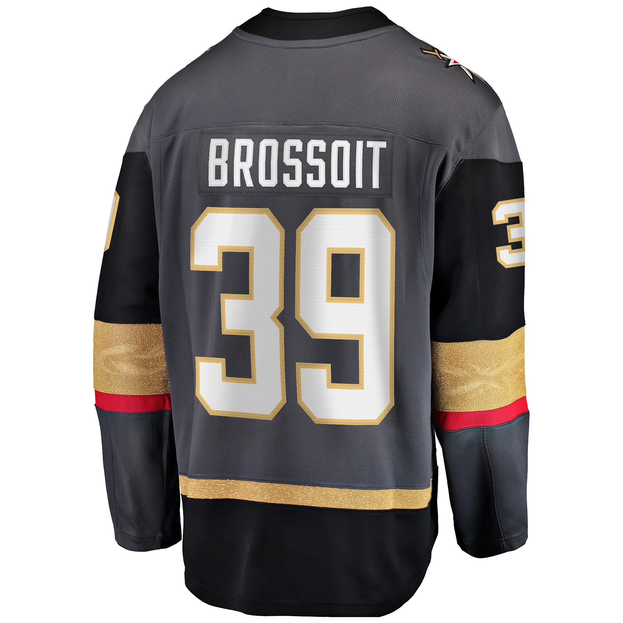 Laurent Brossoit Vegas Golden Knights Home Breakaway Player Jersey - Gray