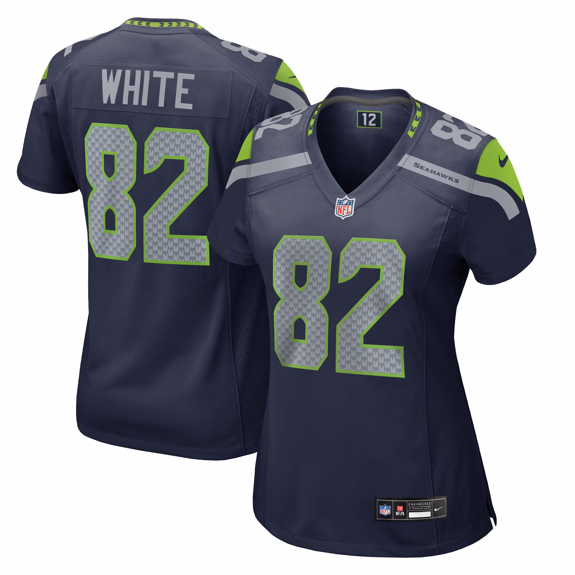Cody White Seattle Seahawks Women's  Game Jersey - College Navy