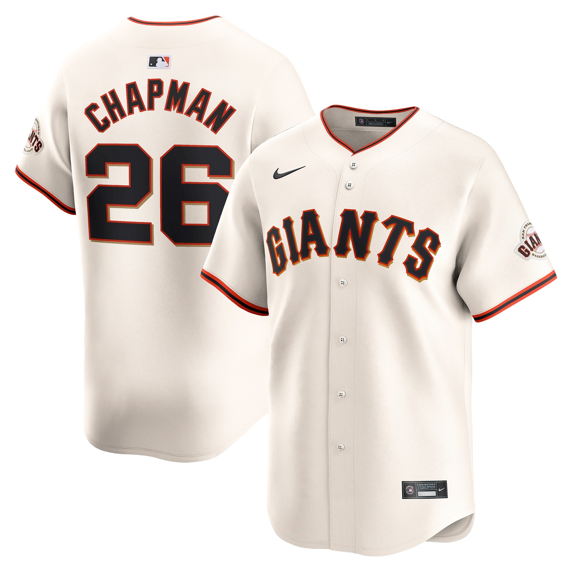 Men's San Francisco Giants Matt Chapman  Cream Home Limited Player Jersey