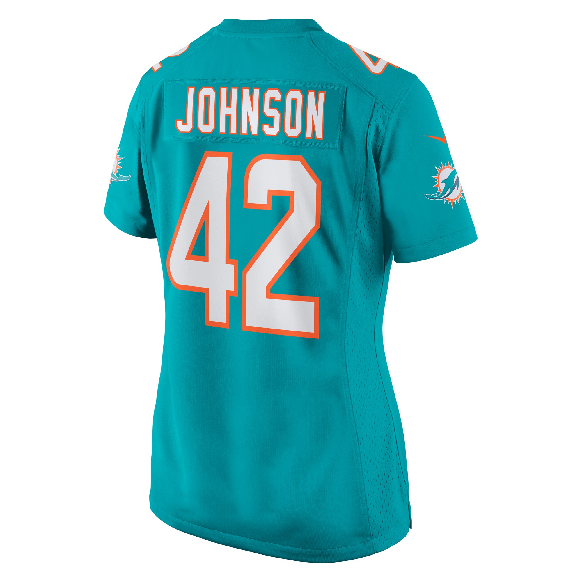 Alexander Johnson Miami Dolphins Women's  Game Jersey -  Aqua