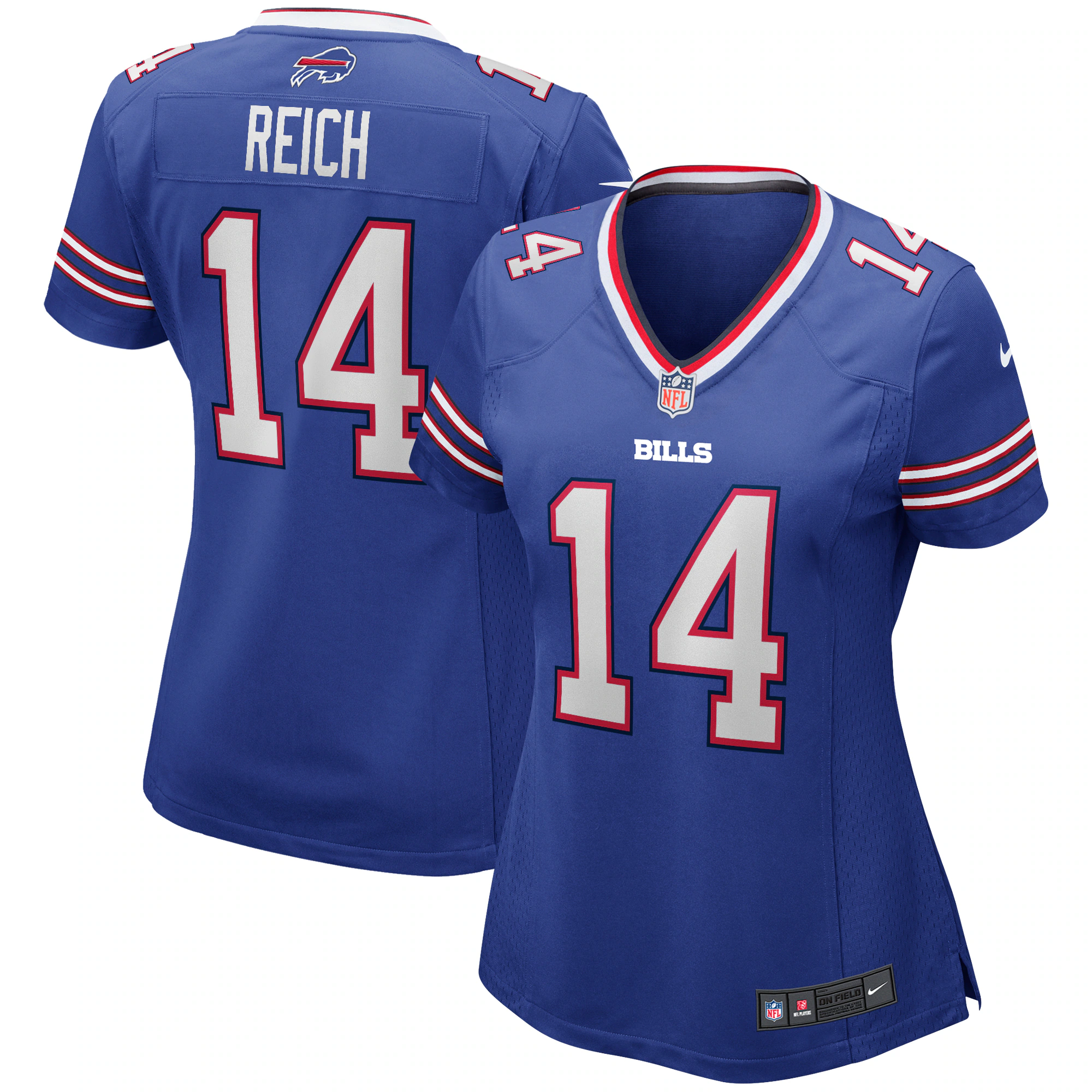 Frank Reich Buffalo Bills Women's Game Retired Player Jersey - Royal