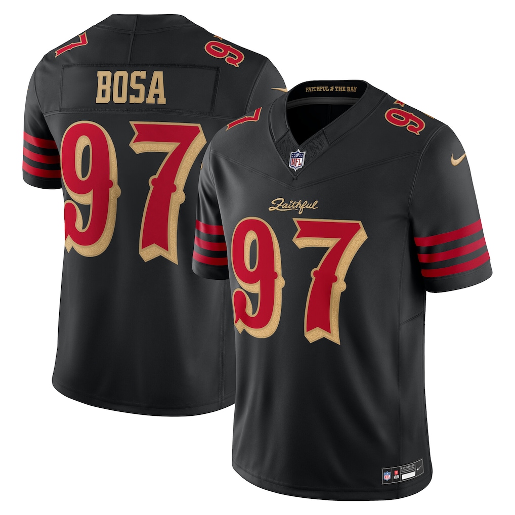 Nick Bosa #97 San Francisco 49ers 2025 Rivalries Collection Limited Jersey - Black