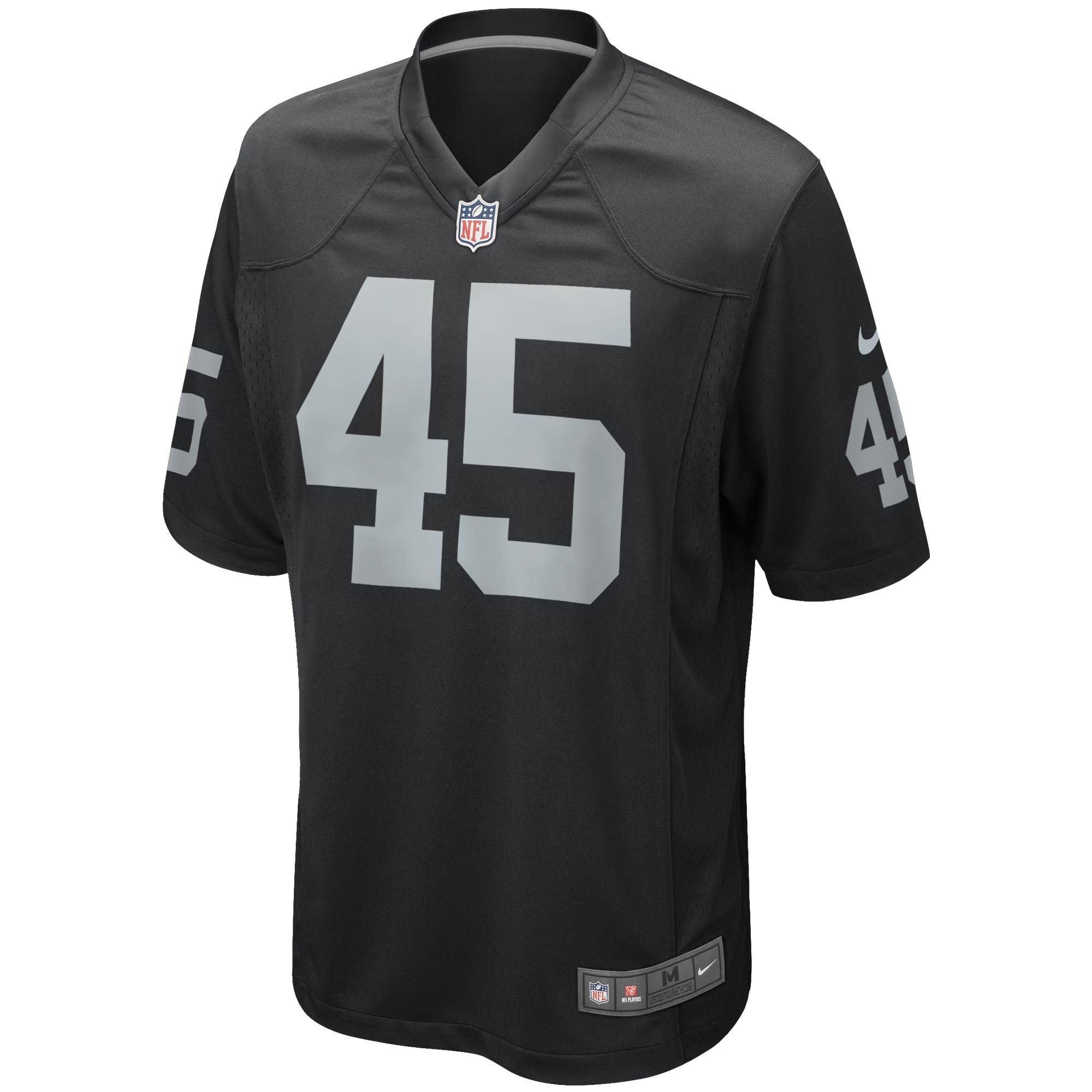 Marcel Reece Las Vegas Raiders  Youth Game Jersey - Black