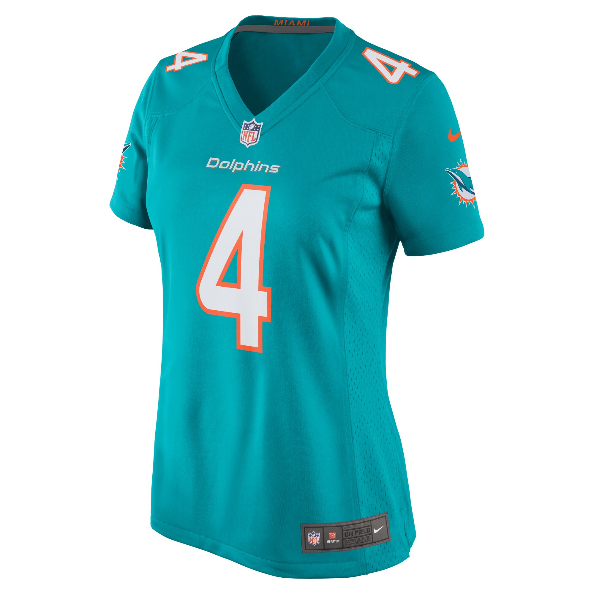 Kader Kohou Miami Dolphins Women's Game Player Jersey - Aqua