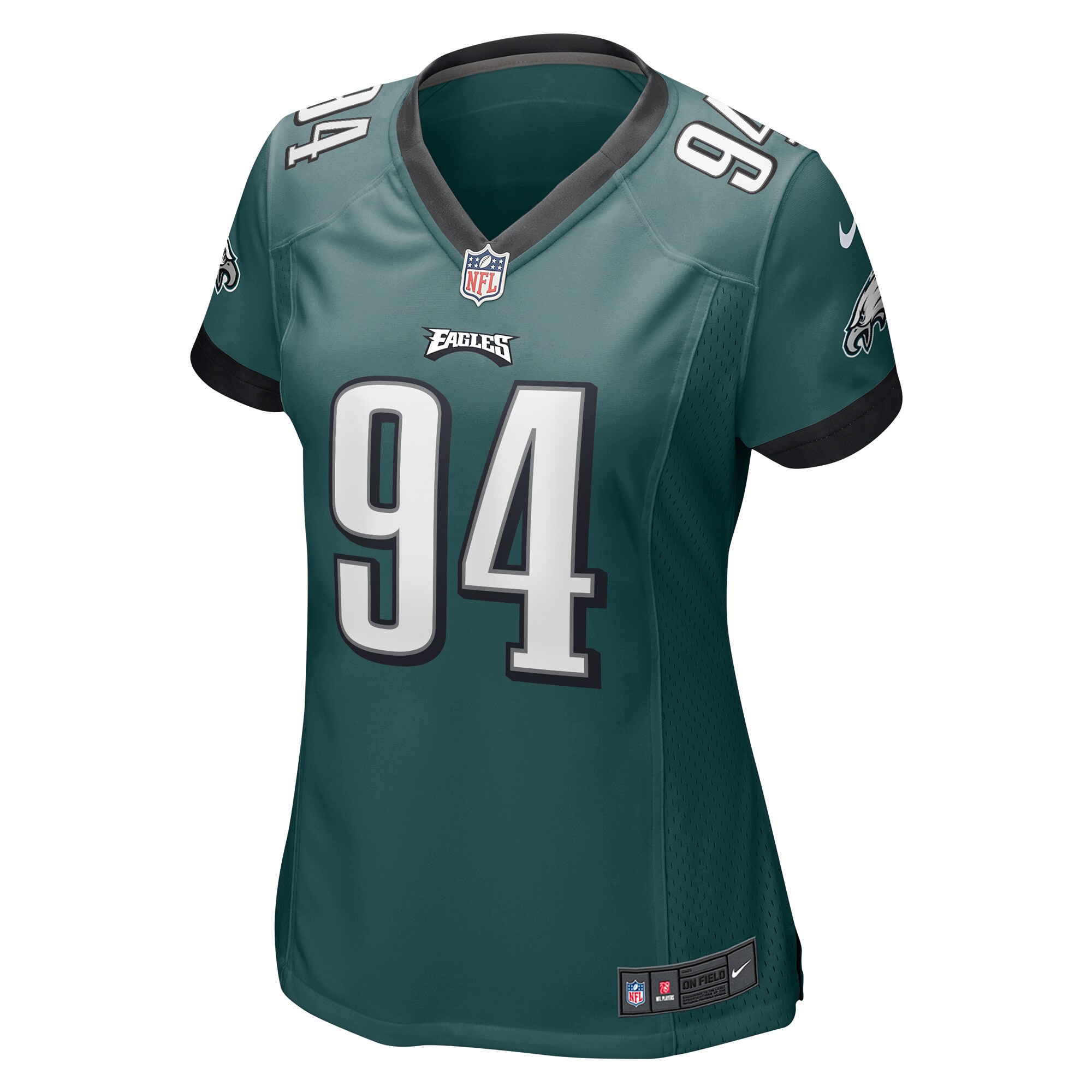 Josh Sweat Philadelphia Eagles  Women's Game Jersey - Midnight Green