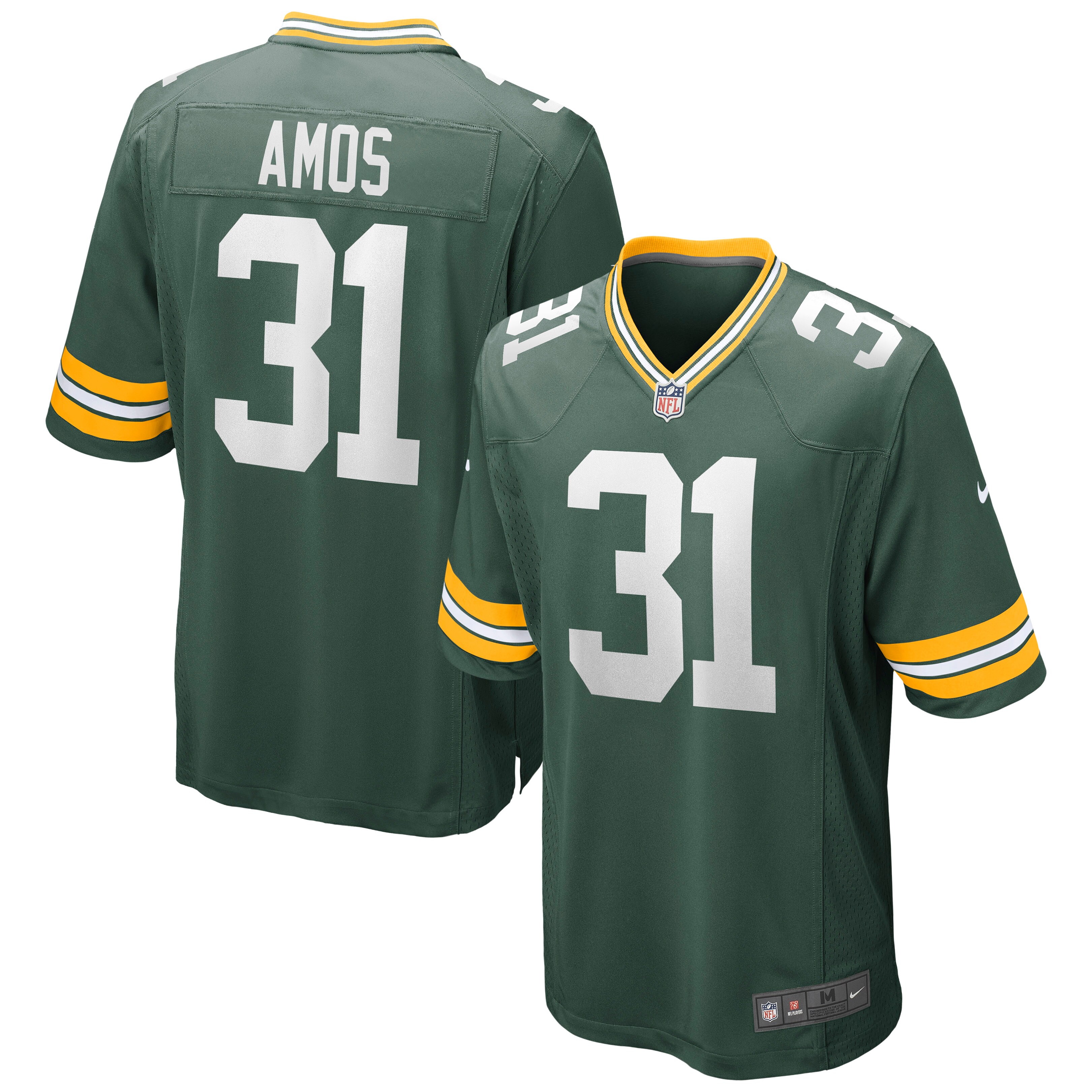Adrian Amos Green Bay Packers  Game Jersey - Green
