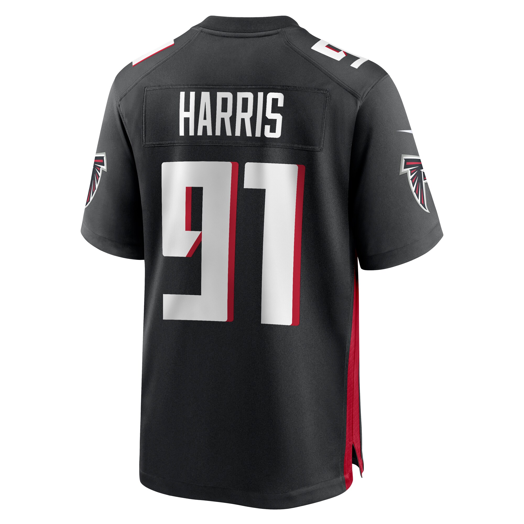 Demone Harris Atlanta Falcons  Game Jersey -  Black