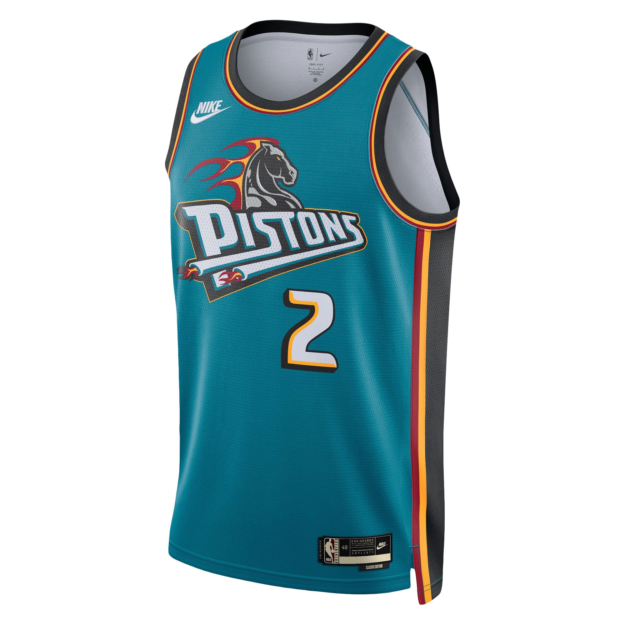 Cade Cunningham Detroit Pistons Swingman Jersey - Classic Edition - Teal