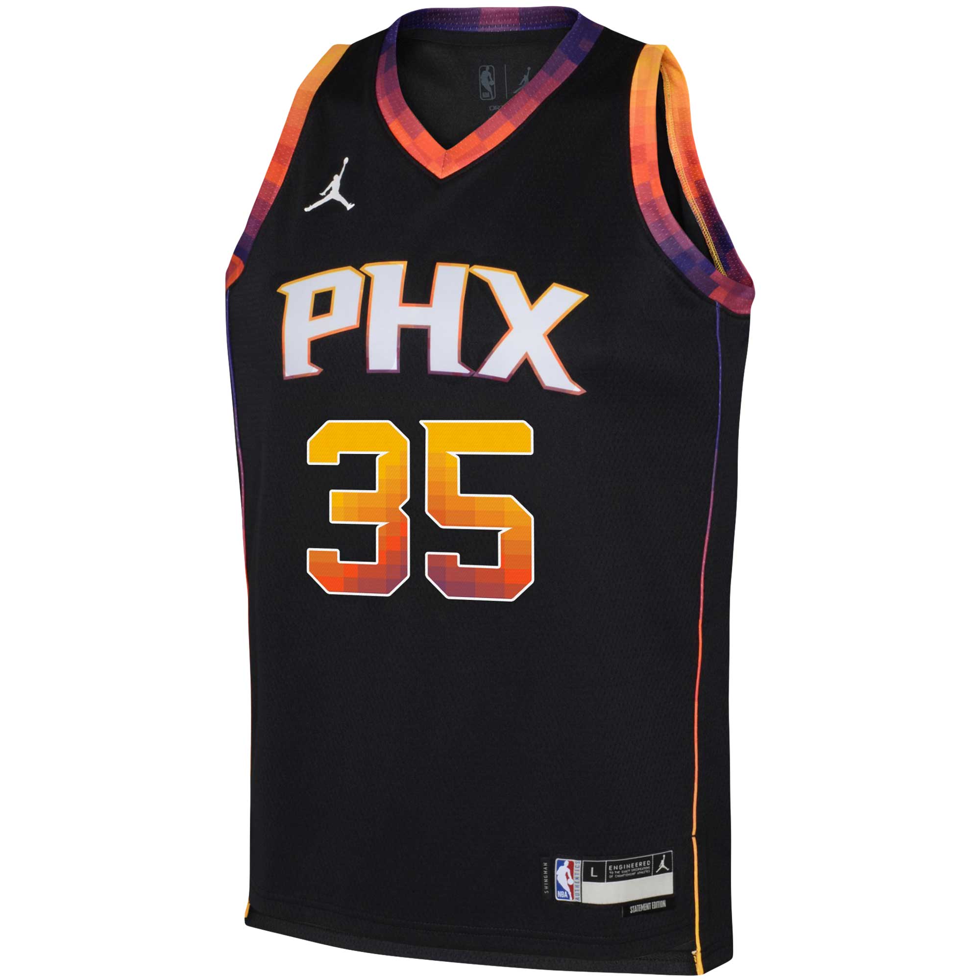 Kevin Durant Phoenix Suns  Youth 2022/23 Swingman Jersey - Statement Edition - Black