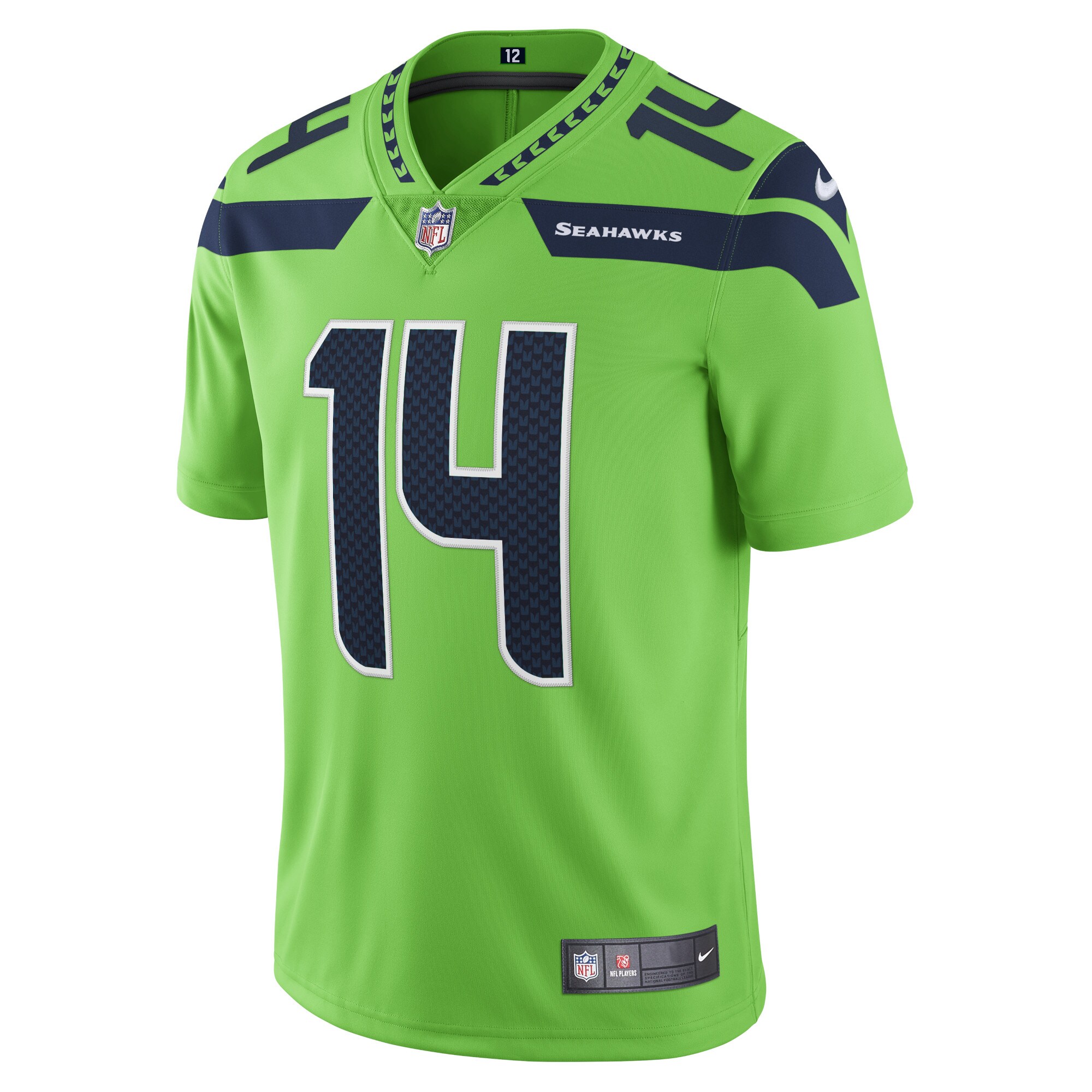 DK Metcalf Seattle Seahawks Vapor Limited Jersey - White